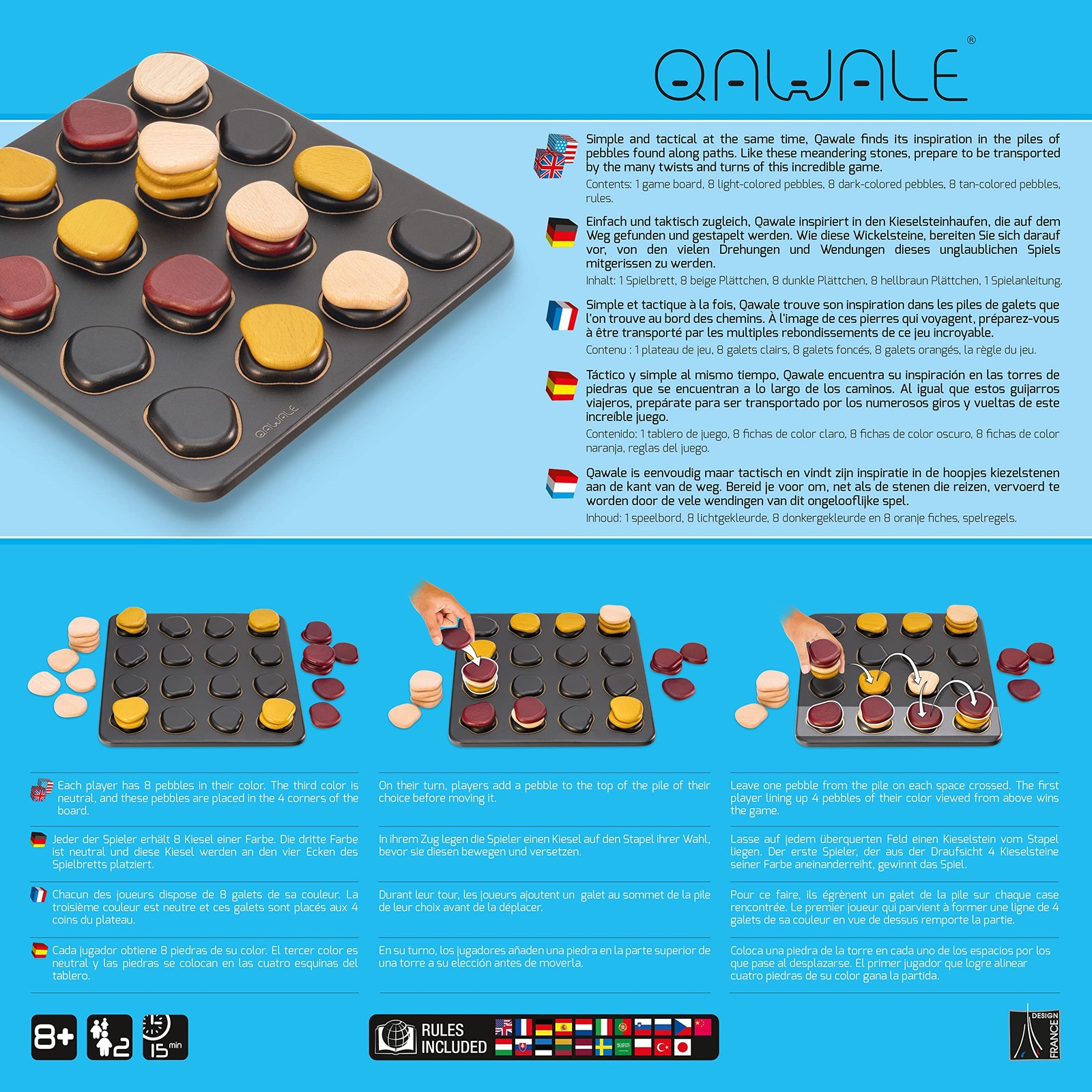 – Of Wooden Abstract Strategy Board Game For Kids And Stone 60