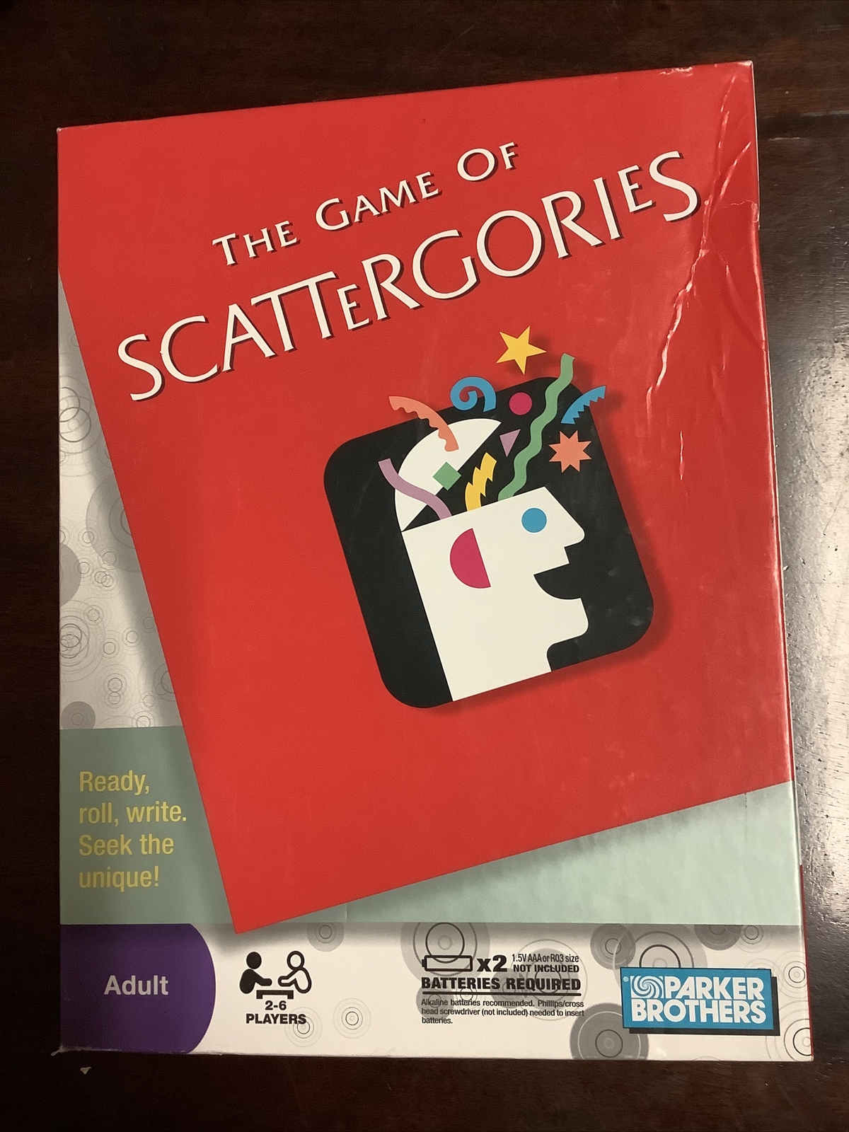 Parker Brothers The Game of Scattergories 2009 – Adult Owned – Complete