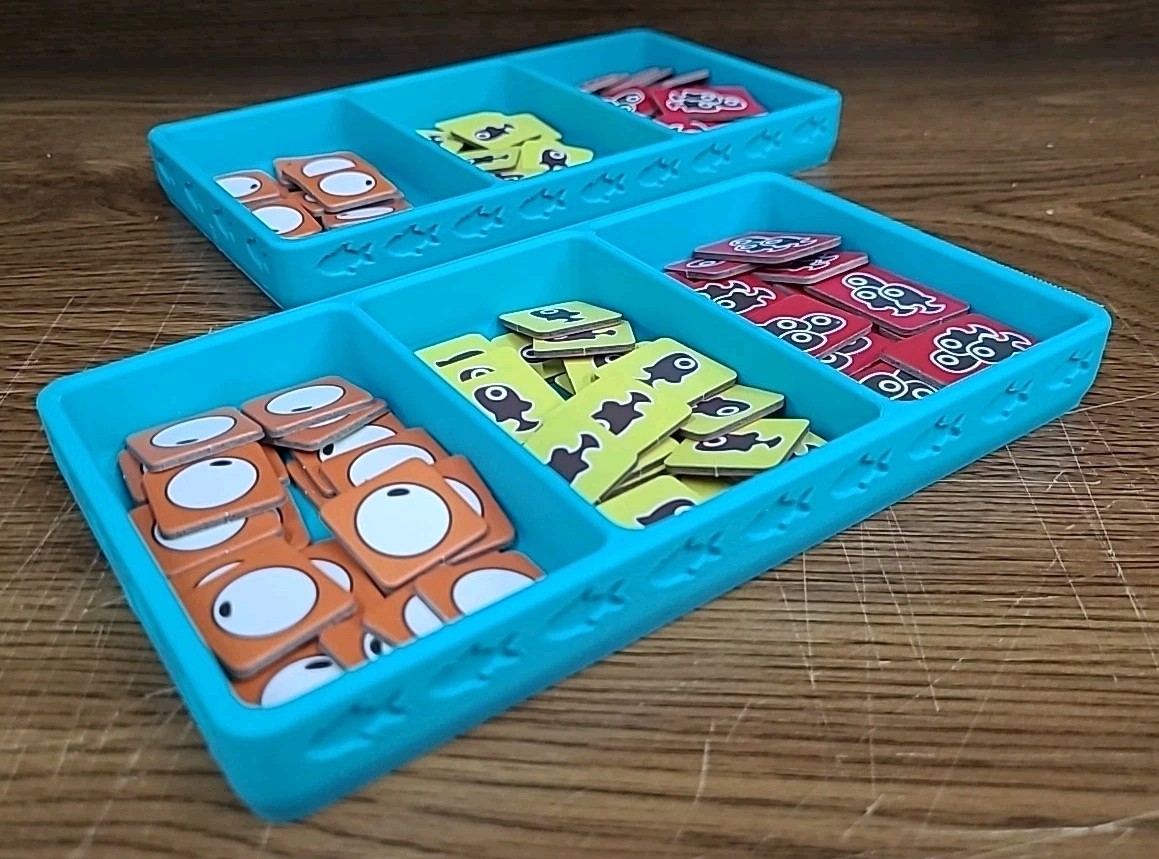 Finspan Storage Solution Box Insert – Board Game Upgrade – 3d Printed ANY COLOR