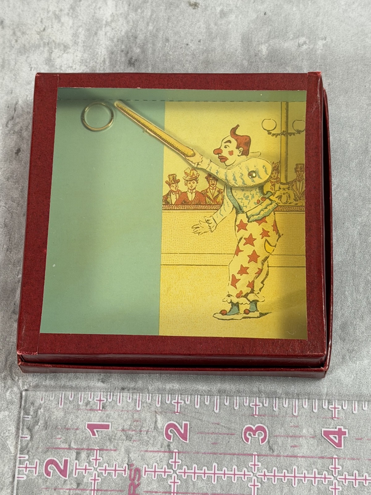 Franz Josef Holler Clown Dexterity Game Germany Vintage 1984 L’anneu Du Clown