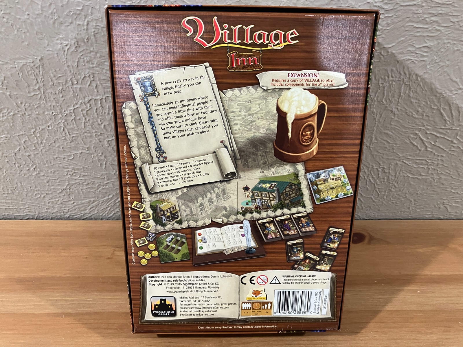 VILLAGE – INN Medieval Board Game Expansion Extension, Stronghold Games