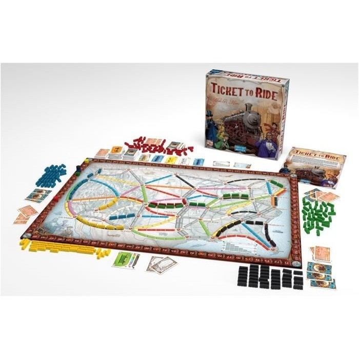 Days of Wonder Ticket To Ride Board Game Alan R Moon Train Adventure Sealed