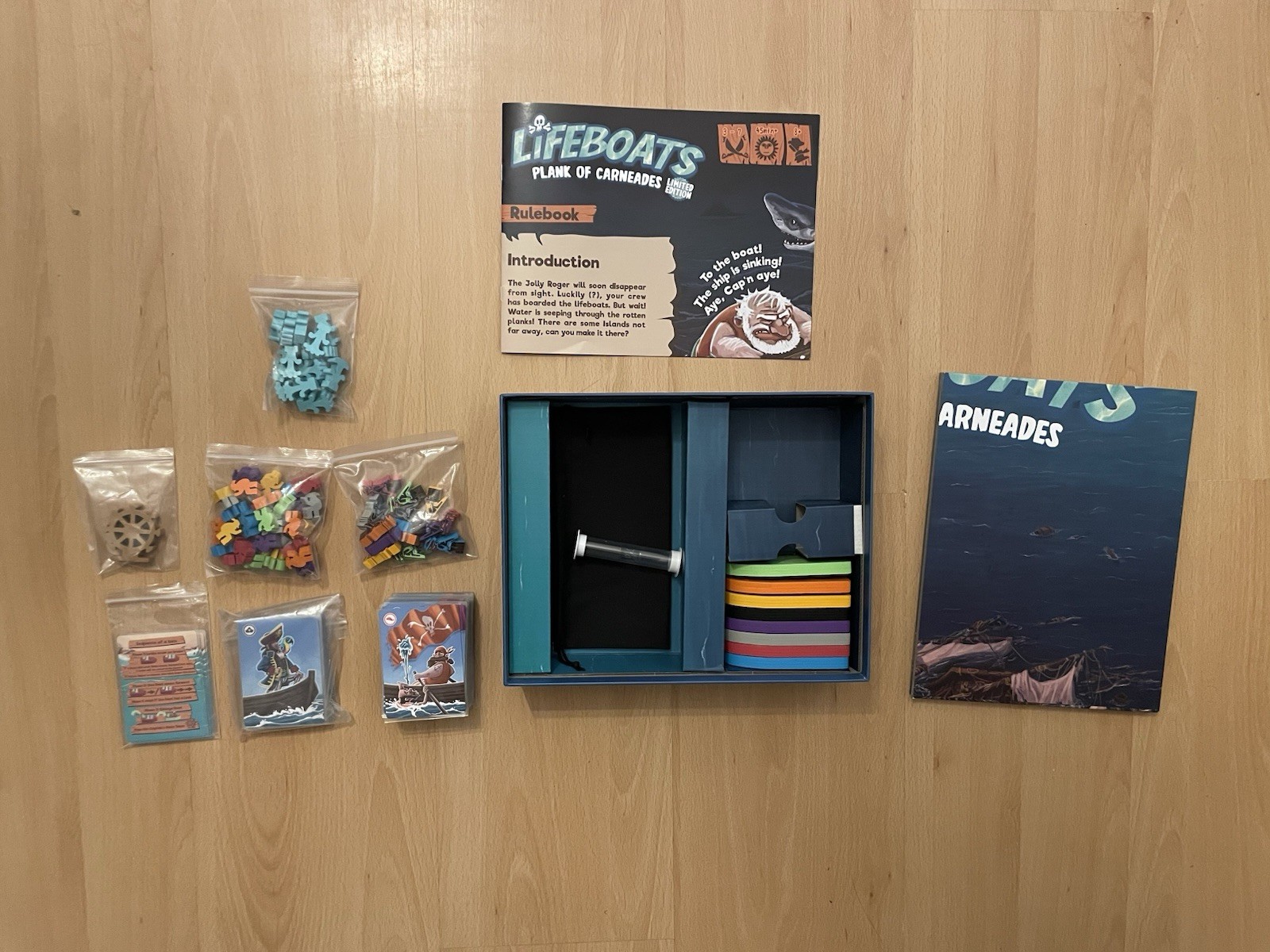 Lifeboats: Plank of Carneades Limited Edition Kickstarter (Mayday Games, 2024)