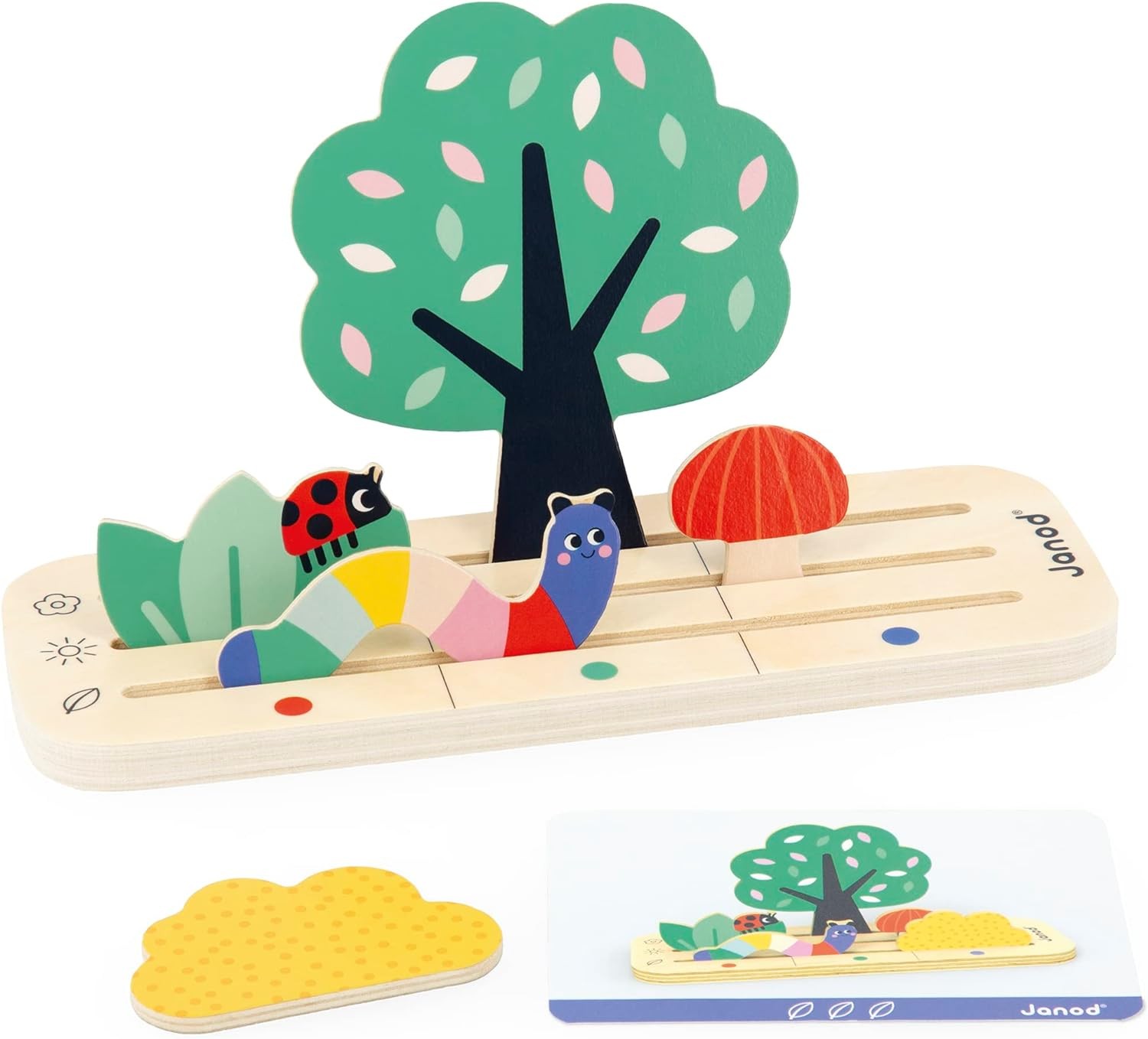 Janod Pédagogie Range-Finding Your Bearings in Space-The Garden-9 FSC Wood Acces