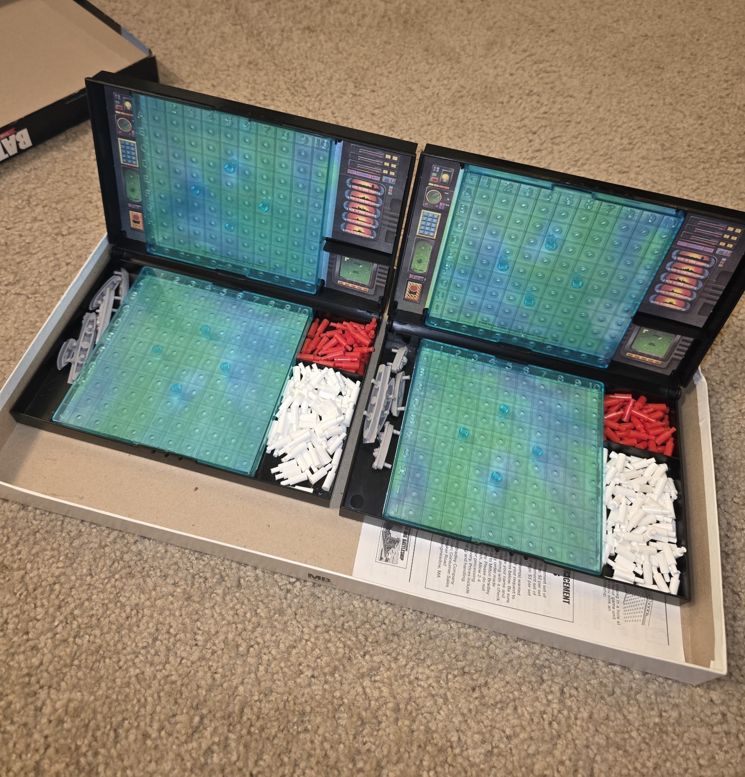 Vintage 1990 Milton Bradley Battleship Board Game Complete Classic