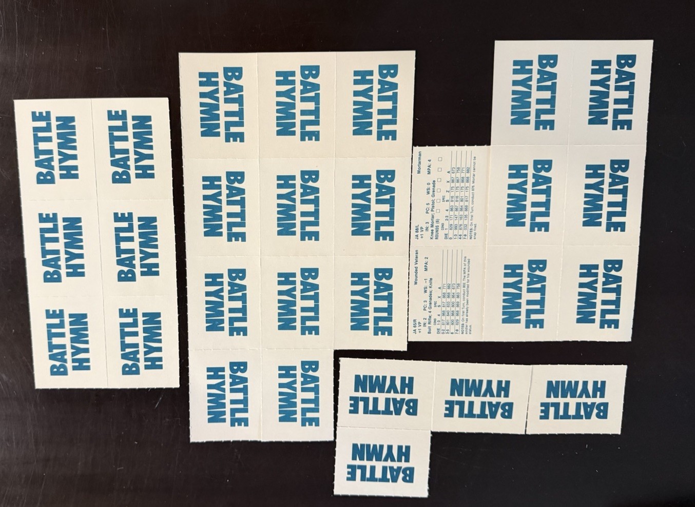 Battle Hymn Solitaire Squad Level WWII Combat In The Pacific Victory Games Compl