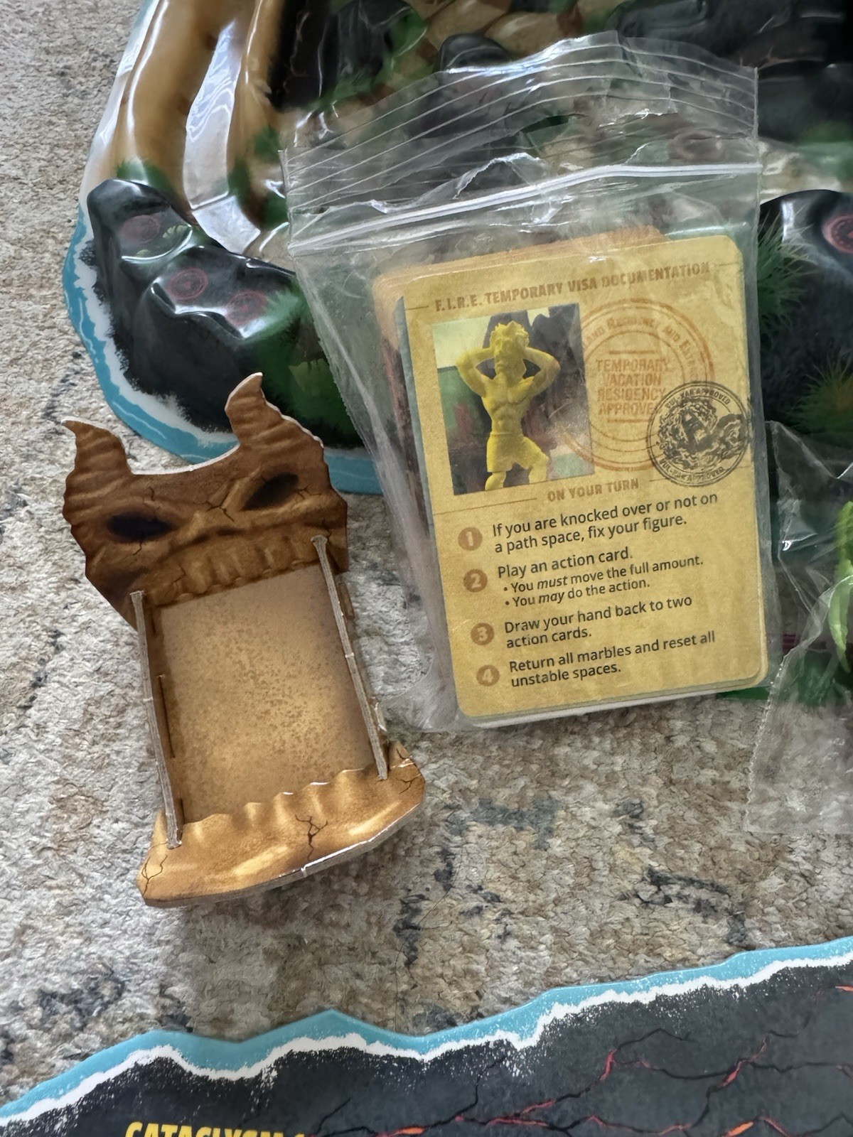 Fireball Island Curse Vul-Kar Spider Springs Treasure Trove Marbles CIB EUC