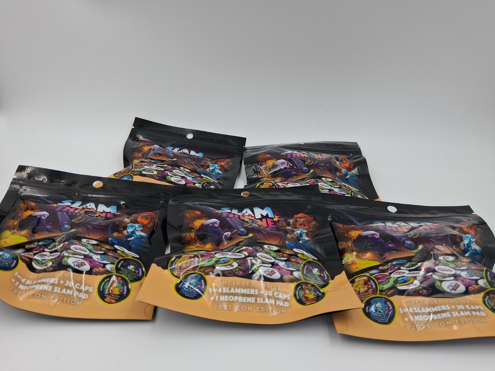 5 Slam Throne Mystery Bag 2025 Con Edition New Sealed Packs (Dice Throne)