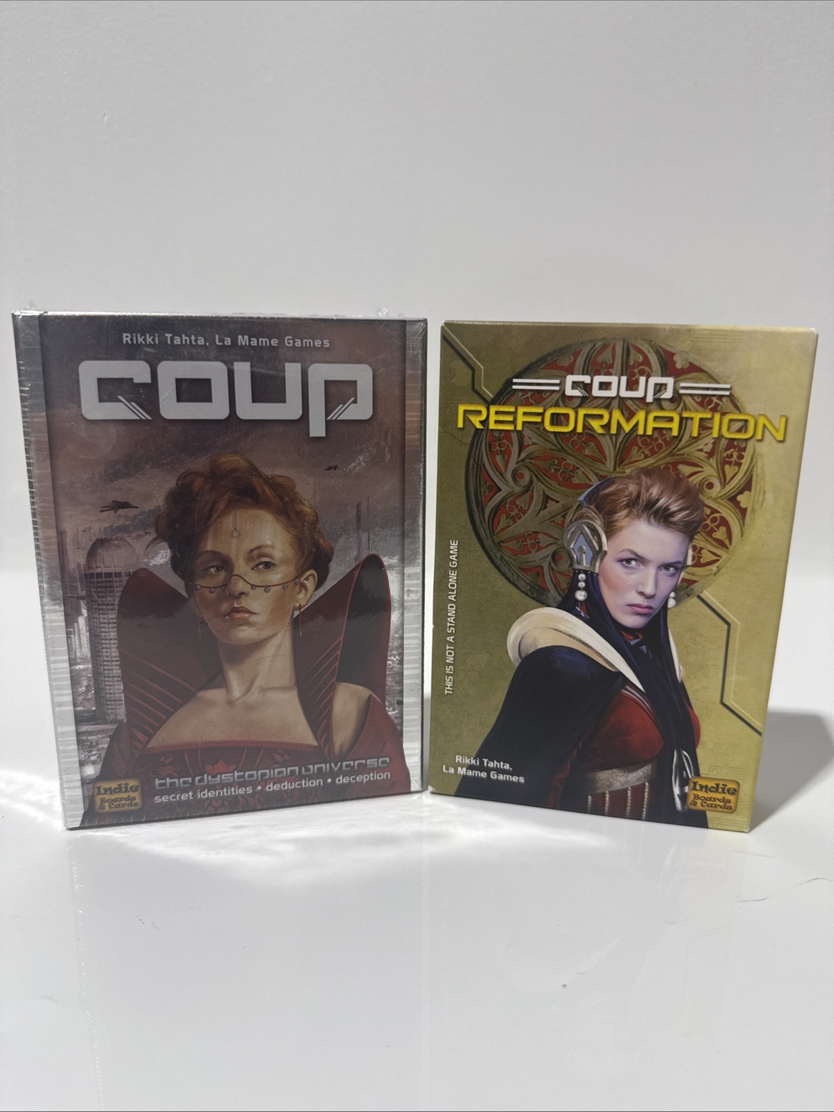 NEW Coup Dystopian Universe + Reformation Expansion Lot Indie Boards & Cards