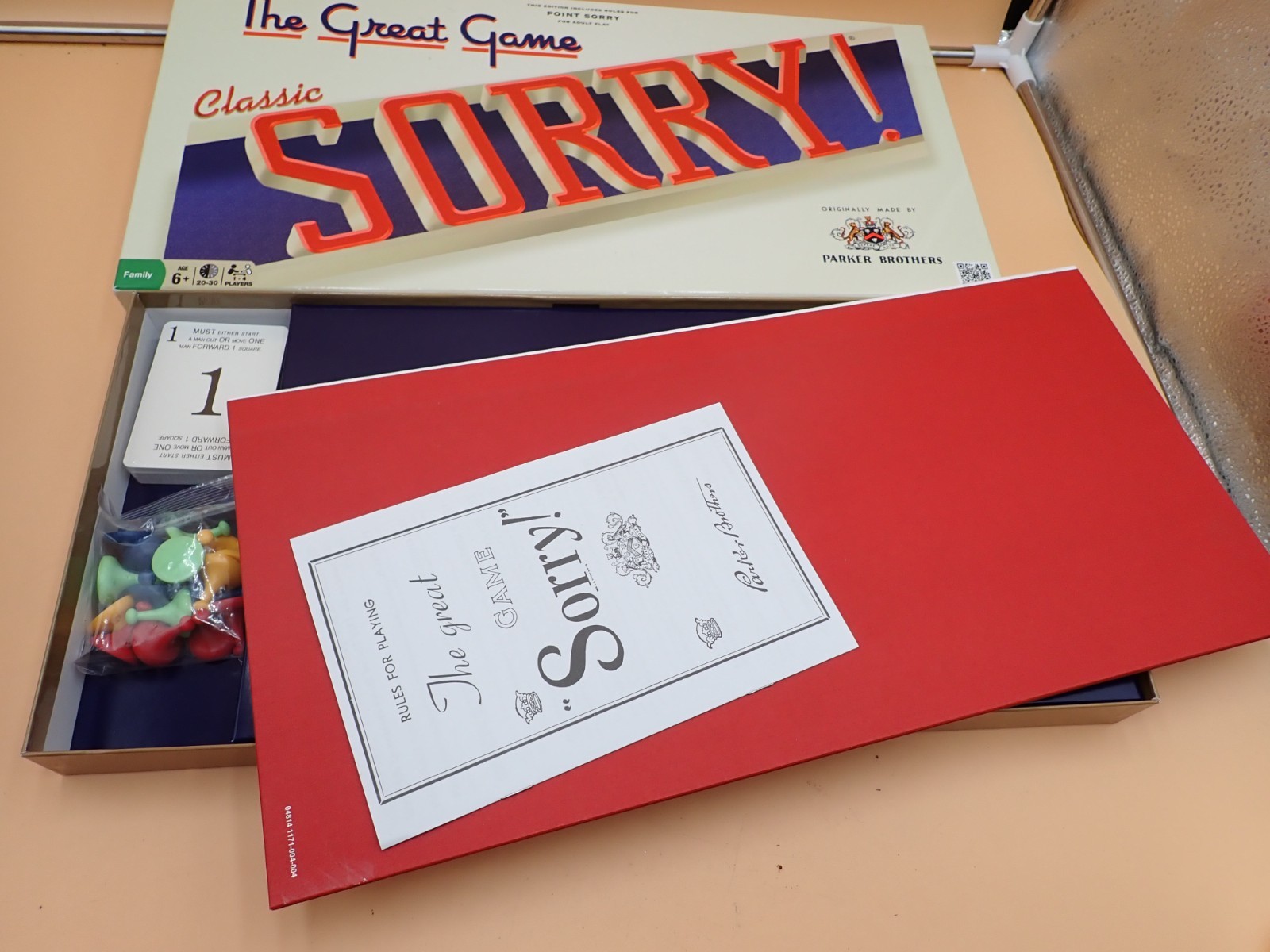 Classic SORRY! Game The Great Game Brand New Sealed Age 6+ 1-4 Players