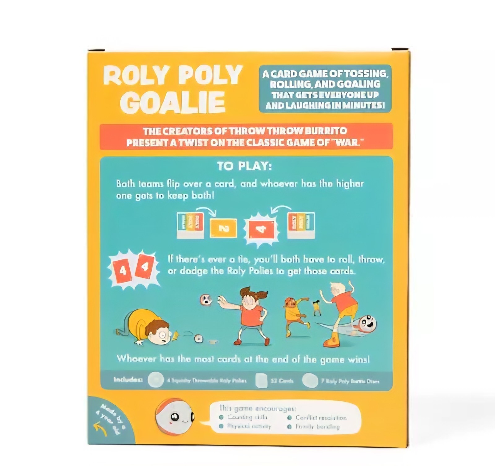 Kitten Games Roly Poly Goalie Board Game Family Bonding Counting Skills New