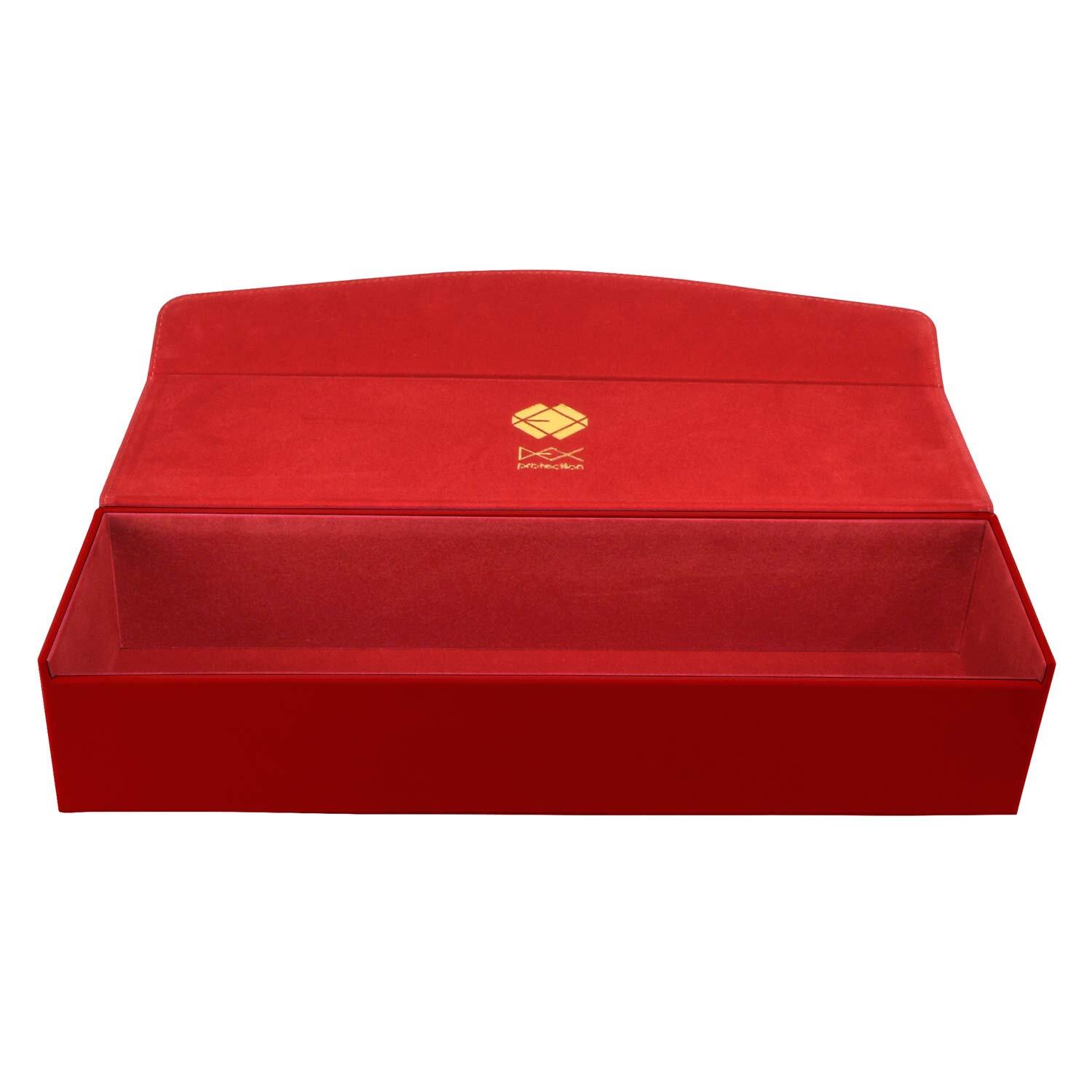 Dex Protection Supreme 1,000 Card One Row Deck Box -Suede Interior Wood Exterior