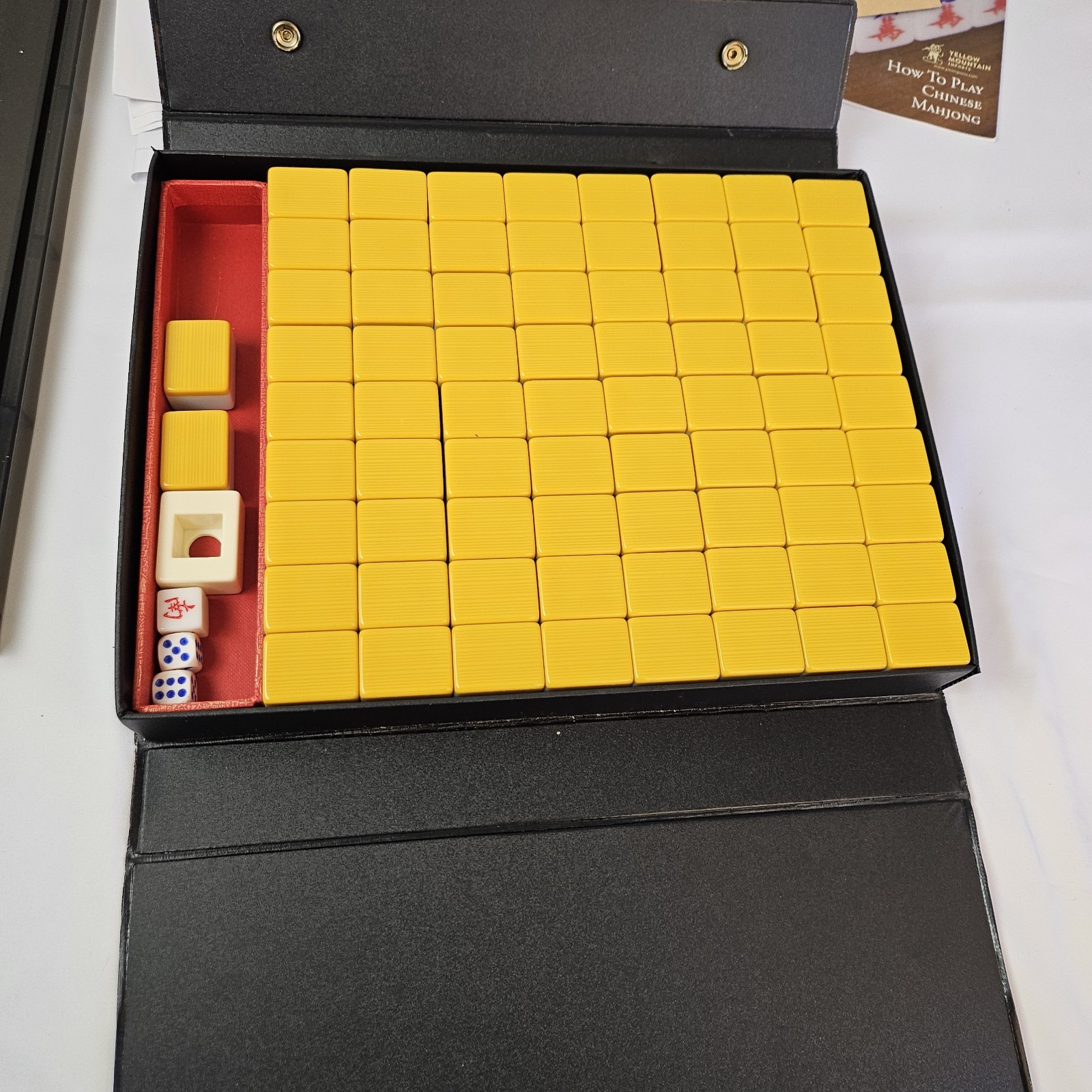 Professional Chinese Mahjong Green Bamboo Happiness 146 Tiles with holders
