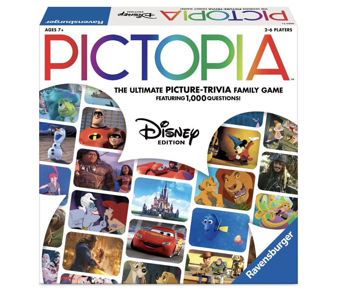 Ravensburger Pictopia Family Trivia Board Game – Disney Edition New in Box