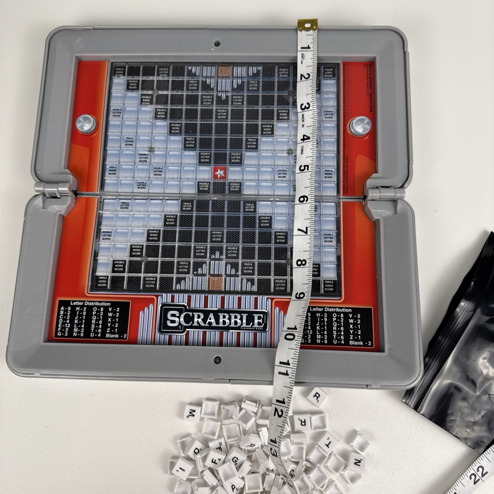Scabble Crossword Game Hasbro Gaming Road Trip Series 2018 100% Complete Travel