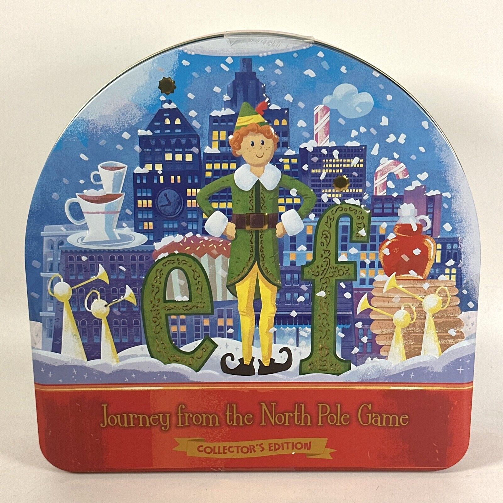 Elf – Journey From The North Pole Board Game Collector’s Edition Tin, FUNKO Game