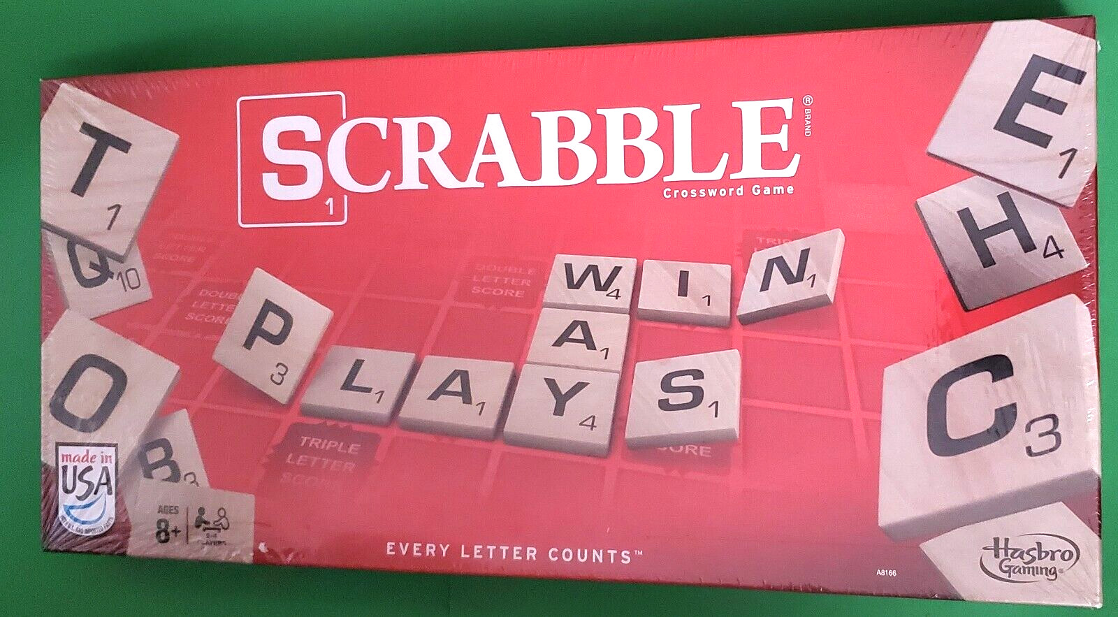 NEW Hasbro Scrabble Board Game SEALED (2013) Ages 8+