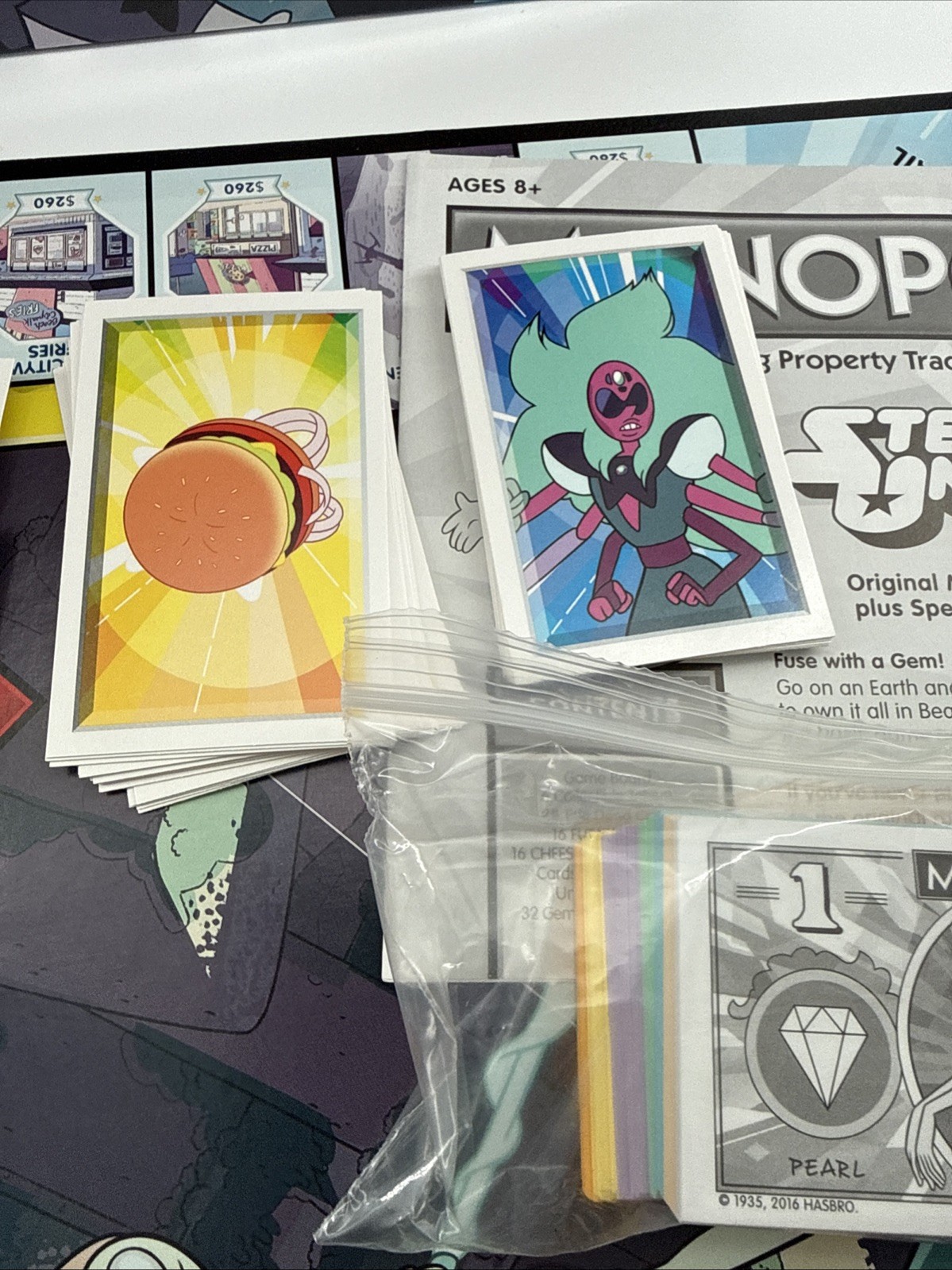 MONOPOLY STEVEN UNIVERSE EDITION USAopoly 2016 Cartoon Network 100% COMPLETE