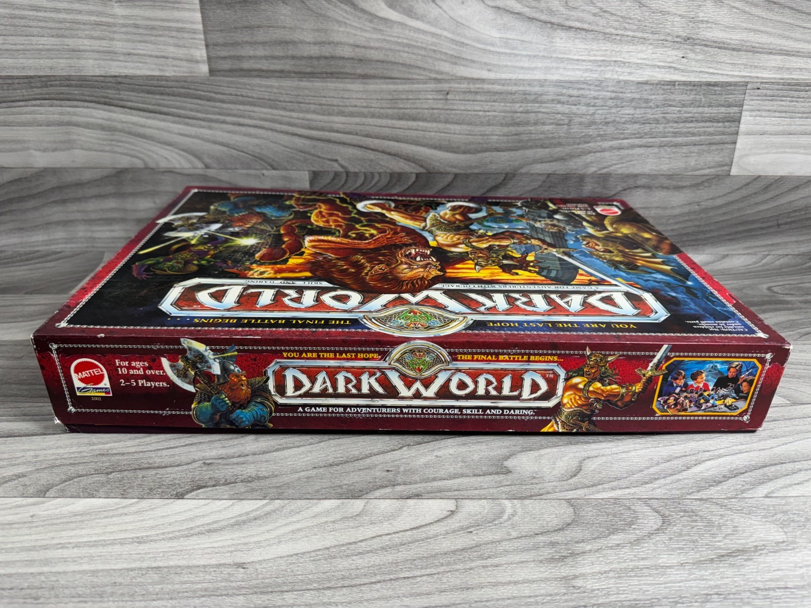 DARK WORLD FANTASY ADVENTURE BOARD GAME 1992 MATTEL INCOMPLETE AS IS