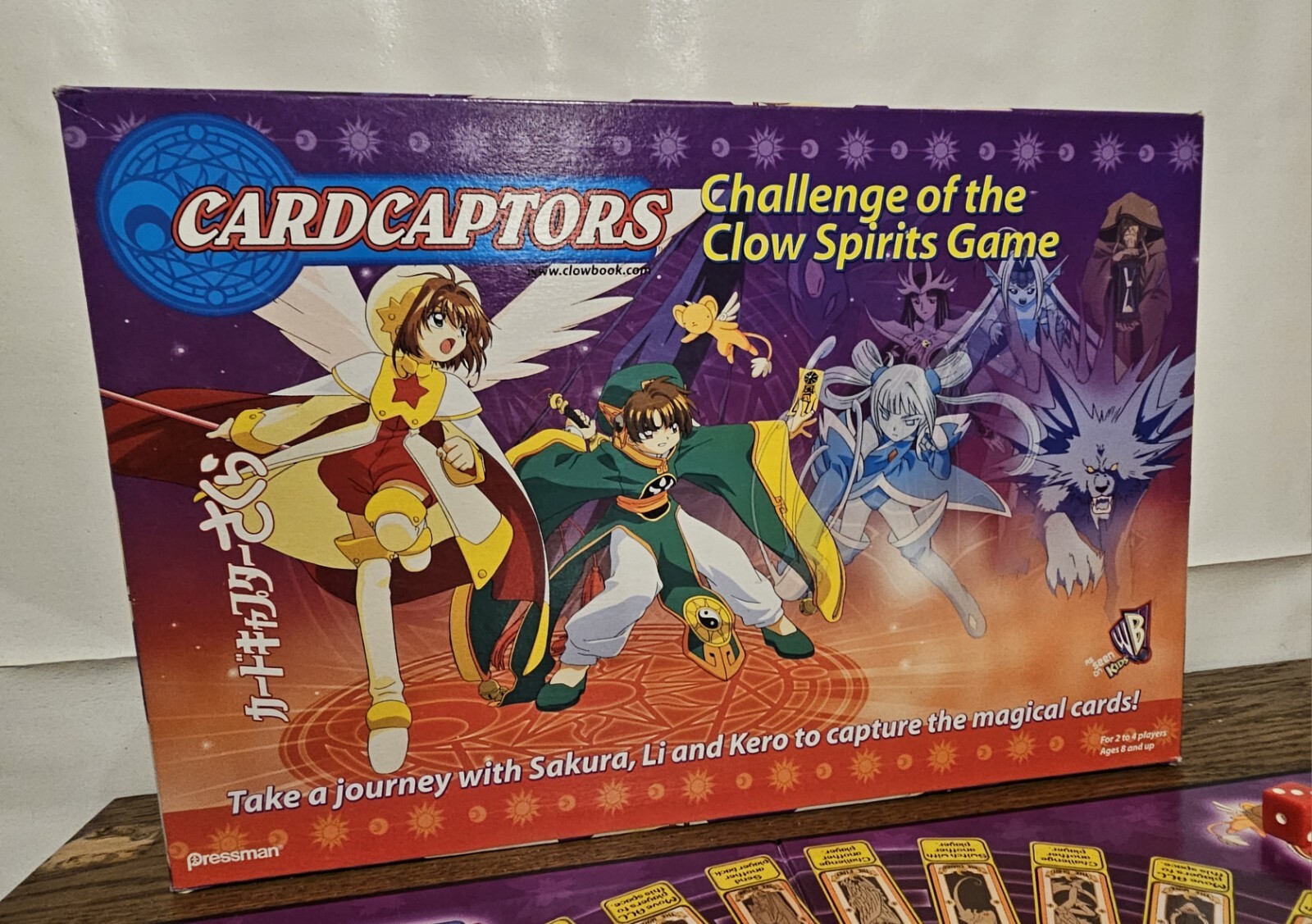 2001 Cardcaptors: Challenge of the Clow Spirits Anime Board Game – 100% COMPLETE