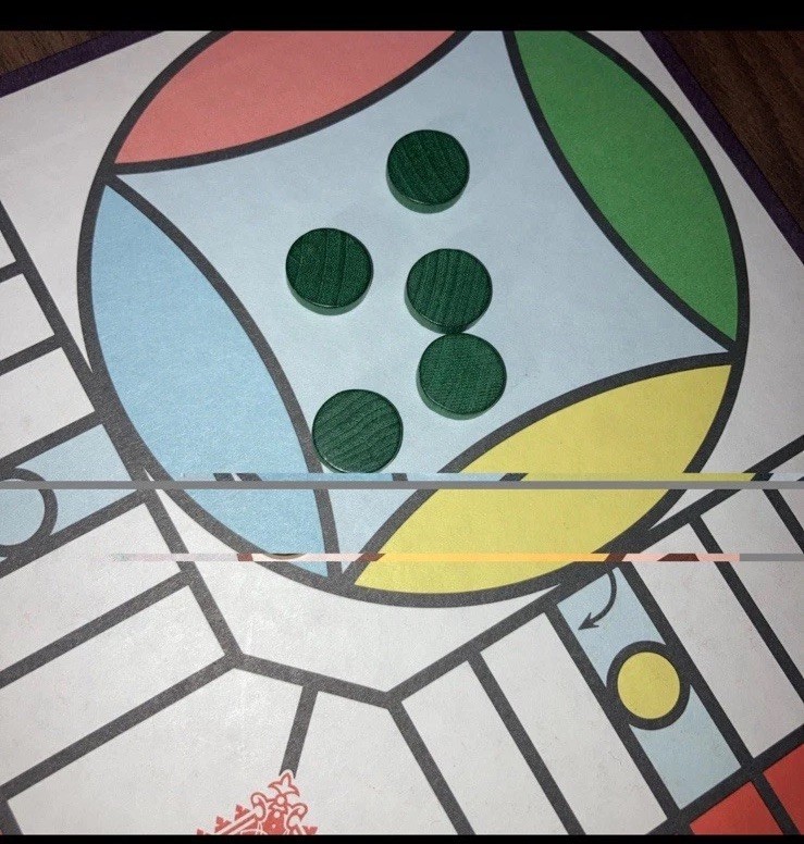 Vintage Milton Bradley Parcheesi Board Game 1989 Complete Extra Player Pieces