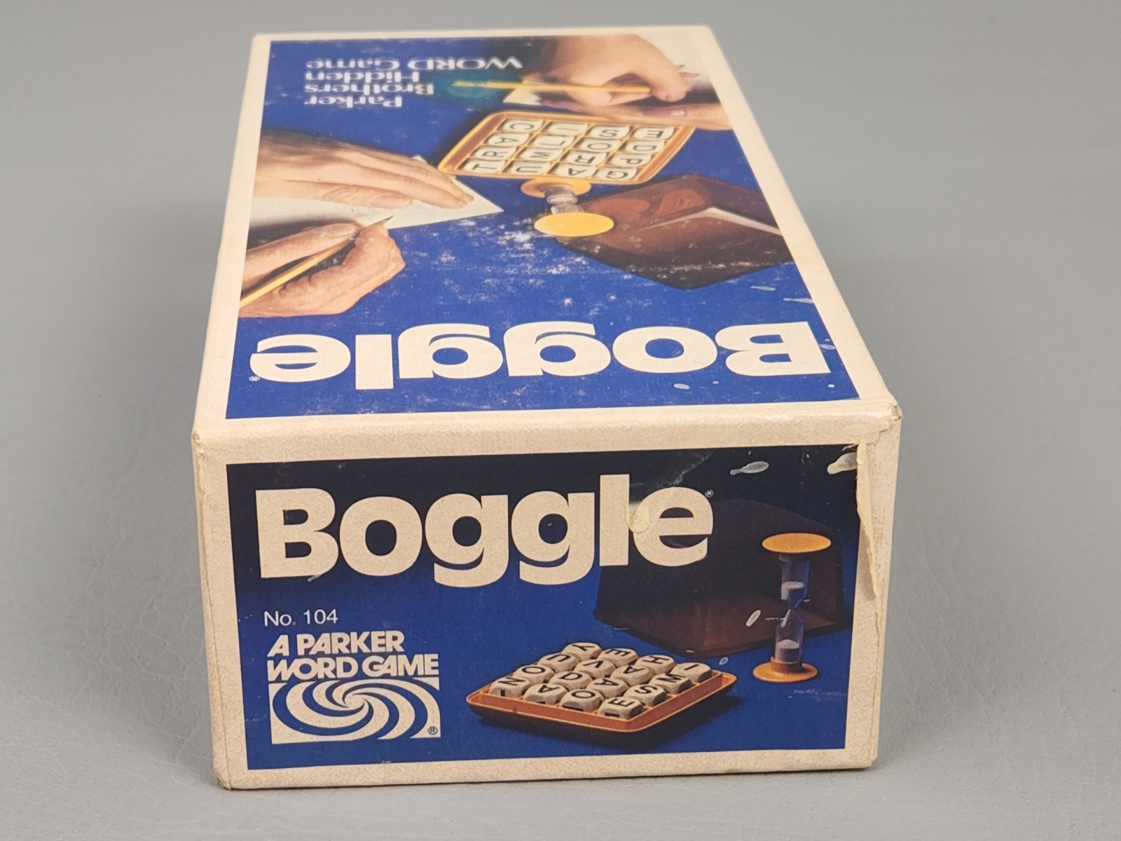 Vintage 1976 Boggle Hidden Word Game Parker Brothers COMPLETE