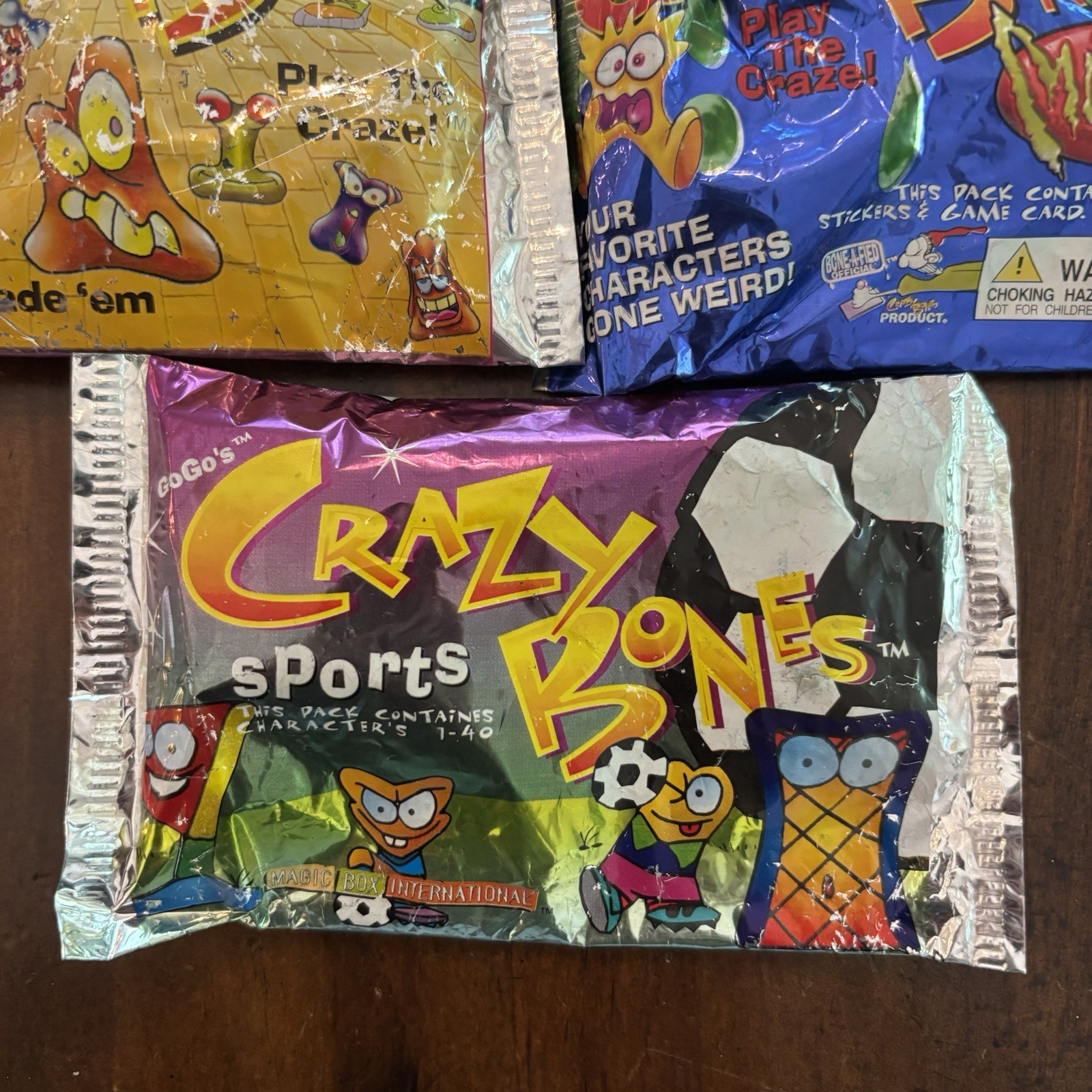 5 DIFFERENT CLASSIC new sealed packs Original Buddies Red Things Sports Mutants