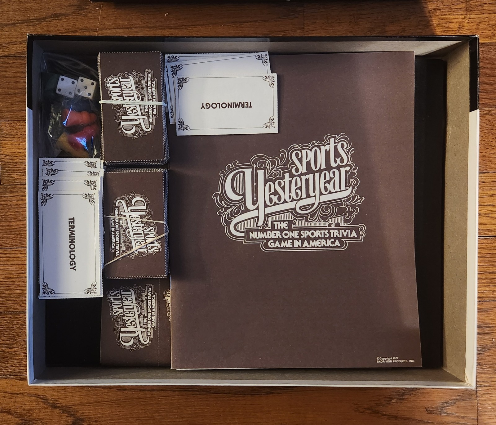 “Sports Yesteryear” SKOR-MOR Trivia Game 1977