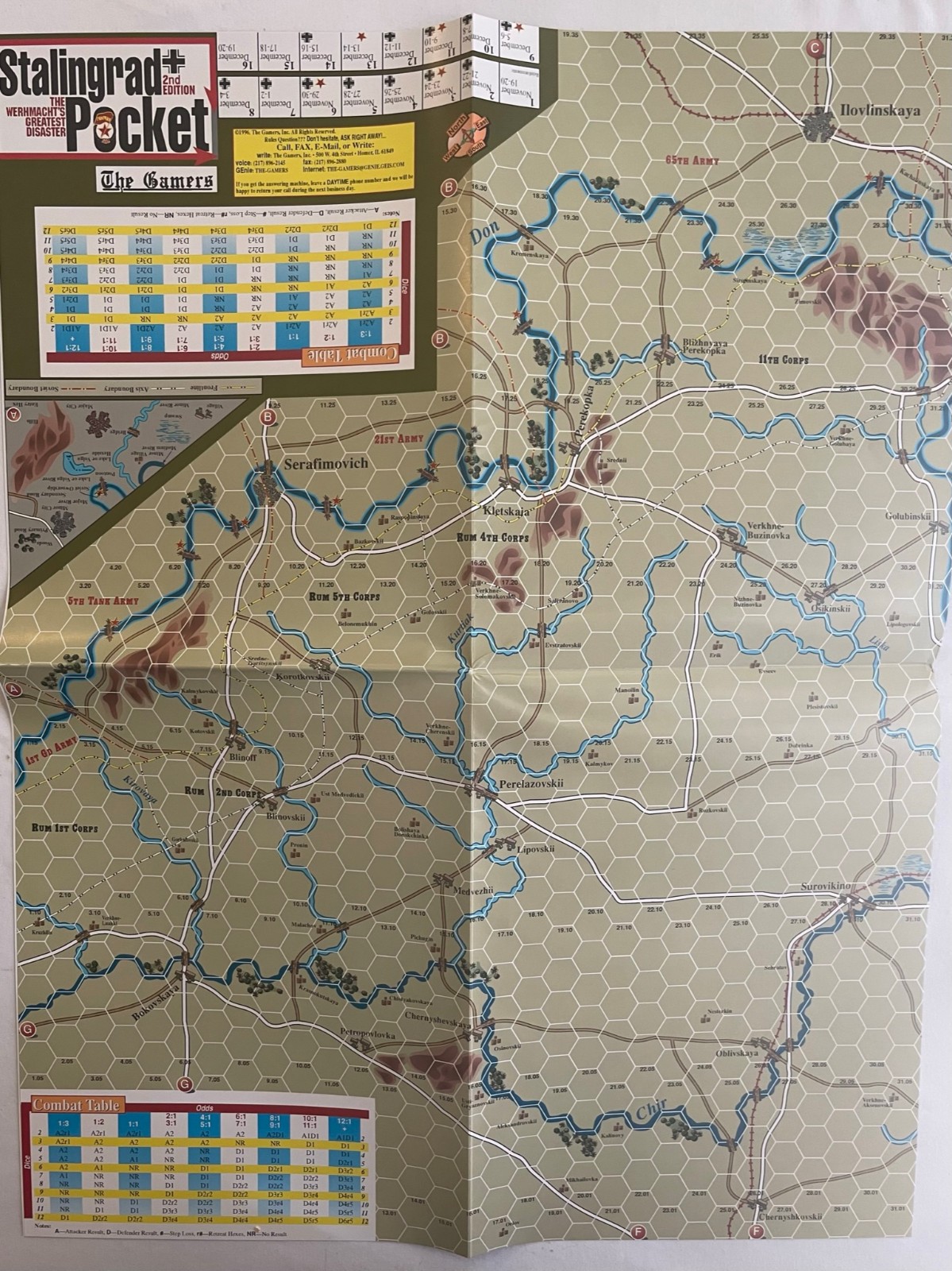 Stalingrad Pocket Wehrmacht’s Greatest Disaster The Gamers 1992 UNPUNCHED MINT
