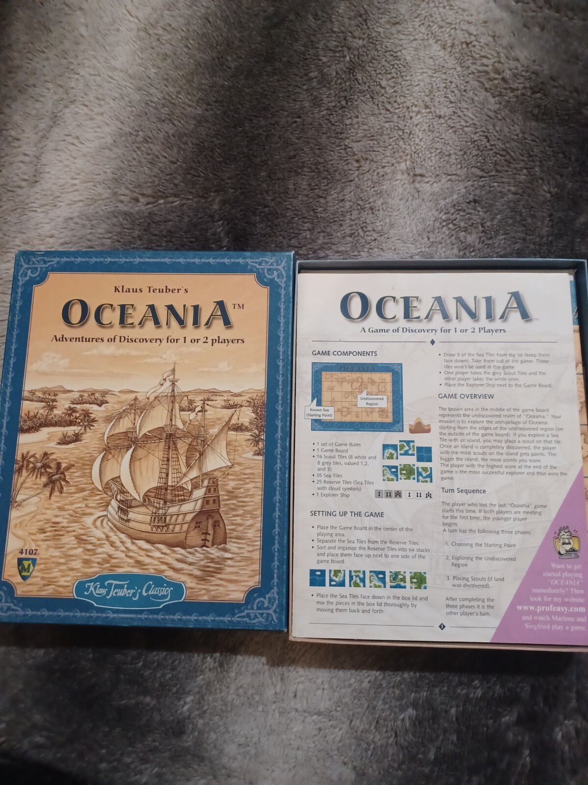 Oceania Board Game Adventure Discovery Klaus Teuber Mayfair Games 2004 Complete