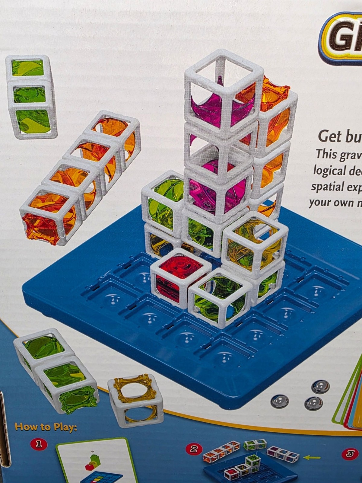 ThinkFun Gravity Maze Builder Game Marble Run Ages 5+ 40 Challenges Educational