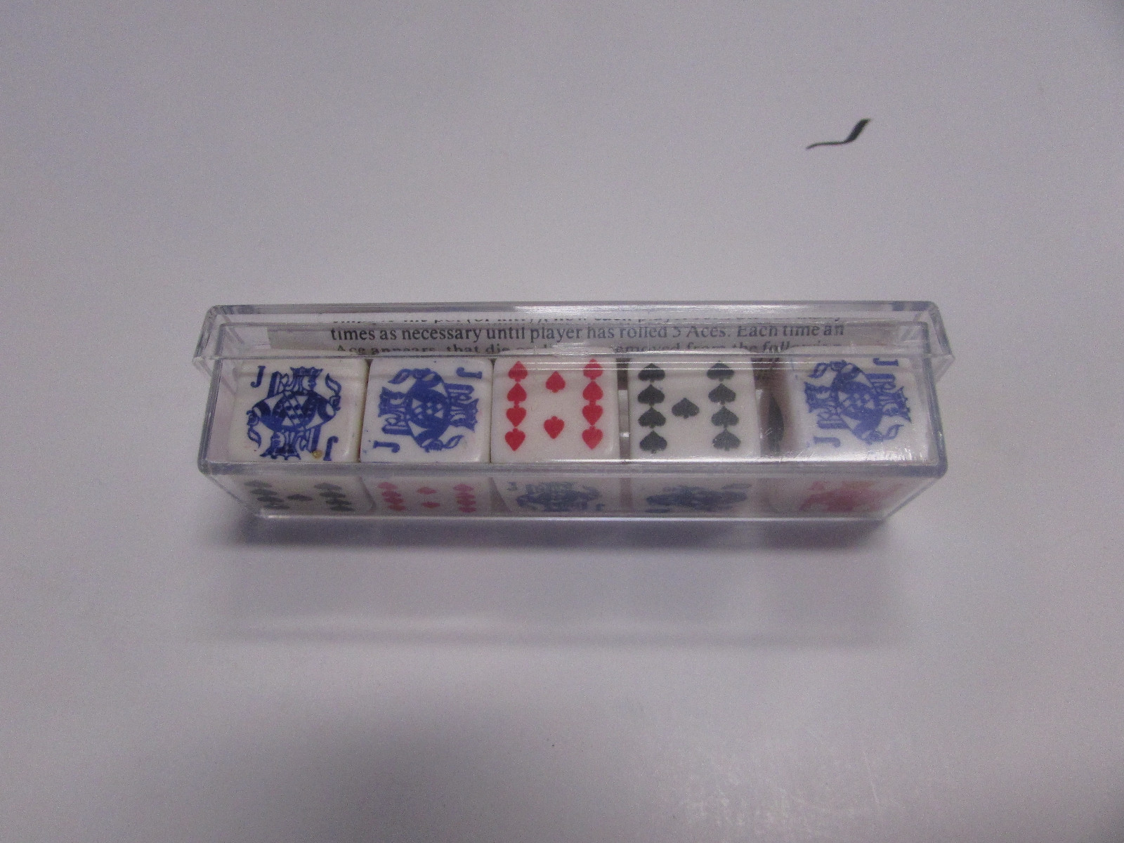 New Crisloid 2 In 1 – Dice Poker/Lucky Dice Games – New In Plastic Case
