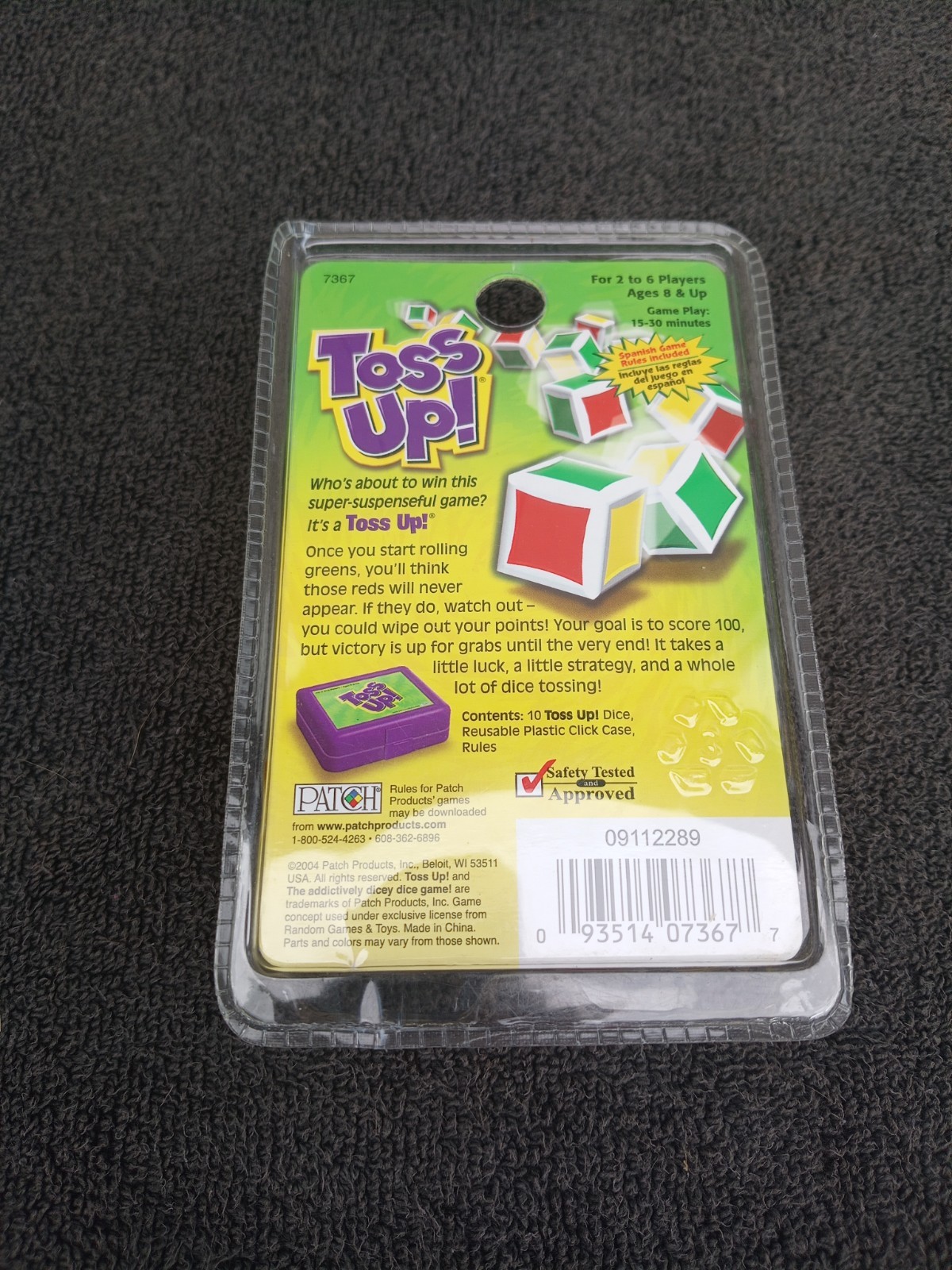 Toss Up! Dice Game New + Sealed Addictively Dicey Go Go Go! HTF Fast Ship