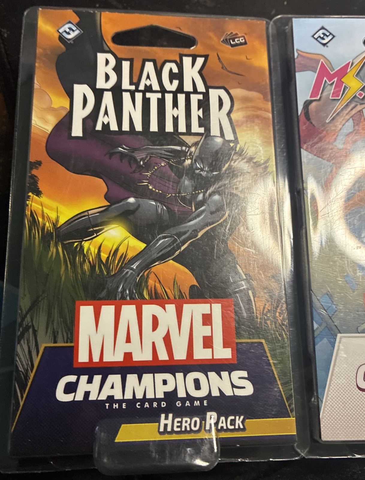 Ms. Marvel And Shuri Black Panther Hero Pack Marvel Champions LCG Board Sealed