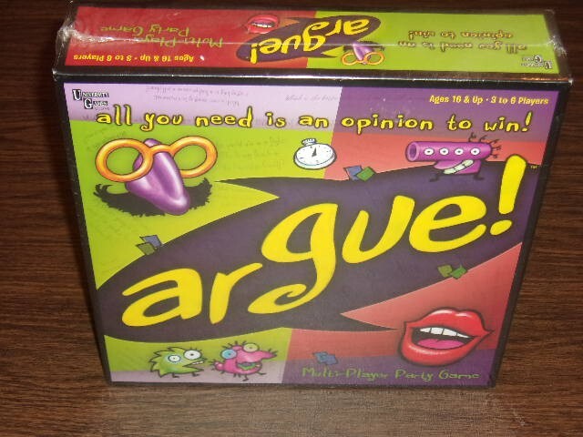 NIB 2017 Argue! Multi-Player Party Game Opinions & Arguments By University Games
