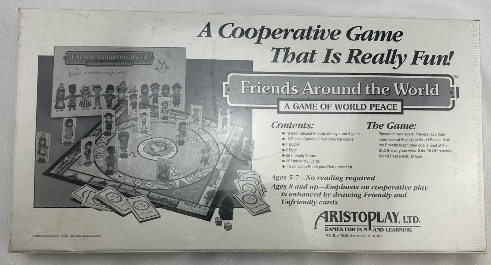 1989 Friends Around the World Game by Aristoplay Brand New Sealed FREE SHIPPING