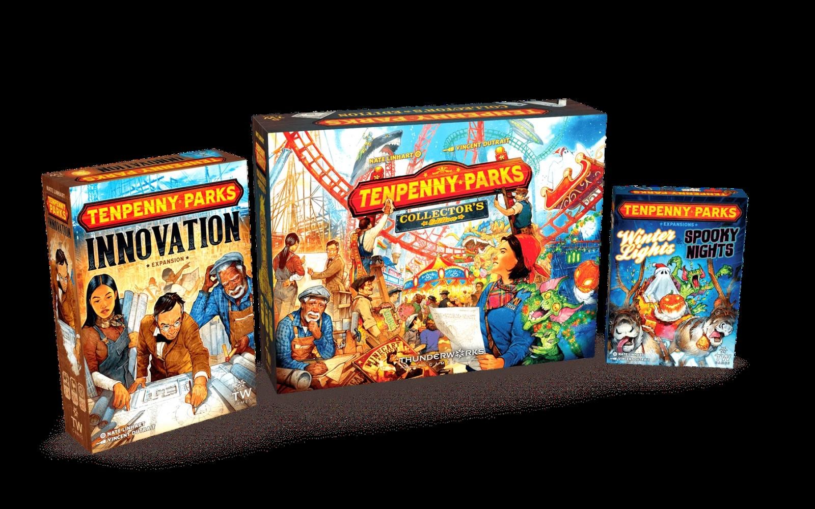 Tenpenny Parks: Collector’s Edition (NO BASE) by Thunderwork Games – SEALED