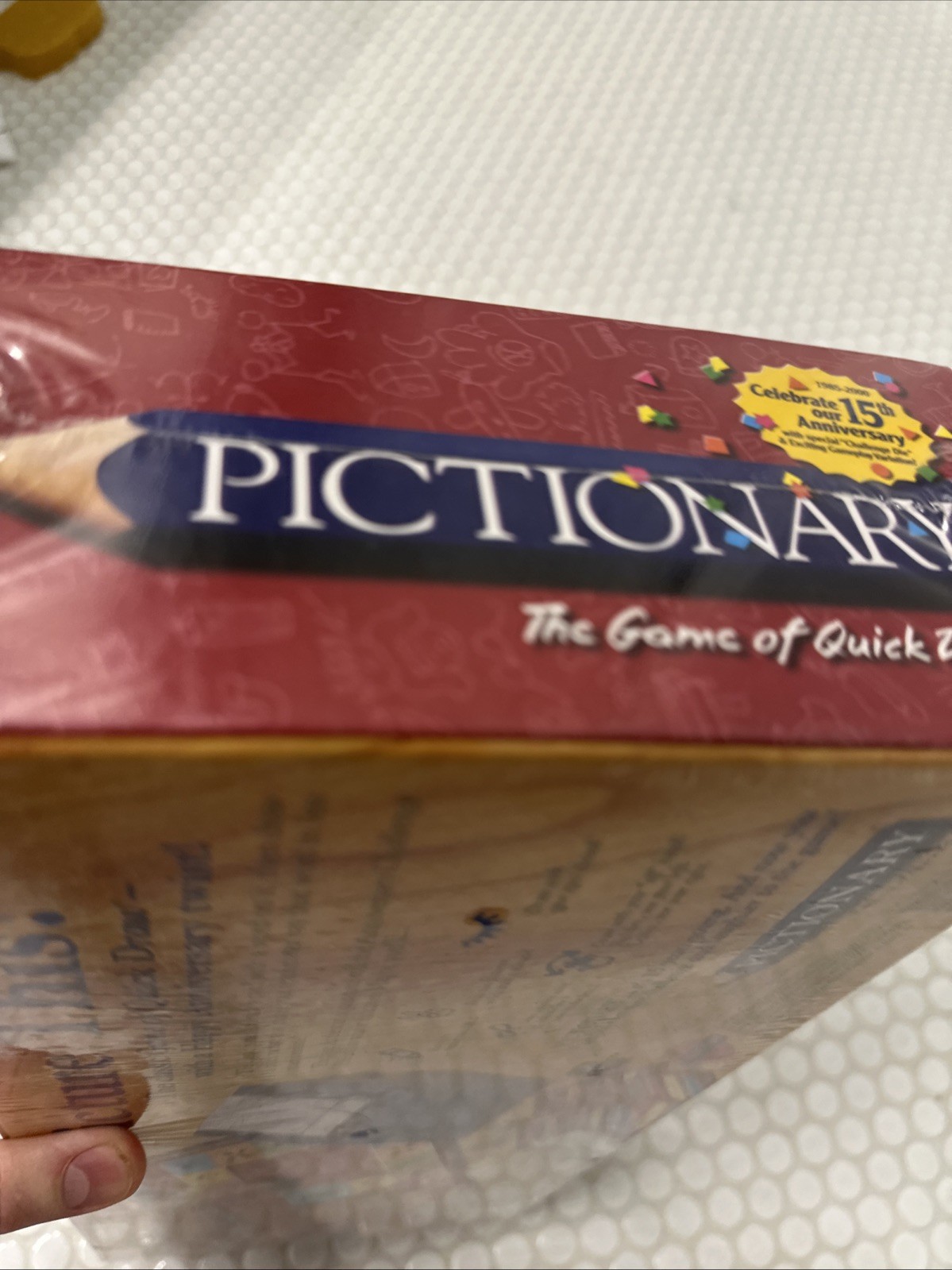 2000 Hasbro Pictionary The Game of Quick Draw 15th Anniversary! 🌟 SEALED! Rare