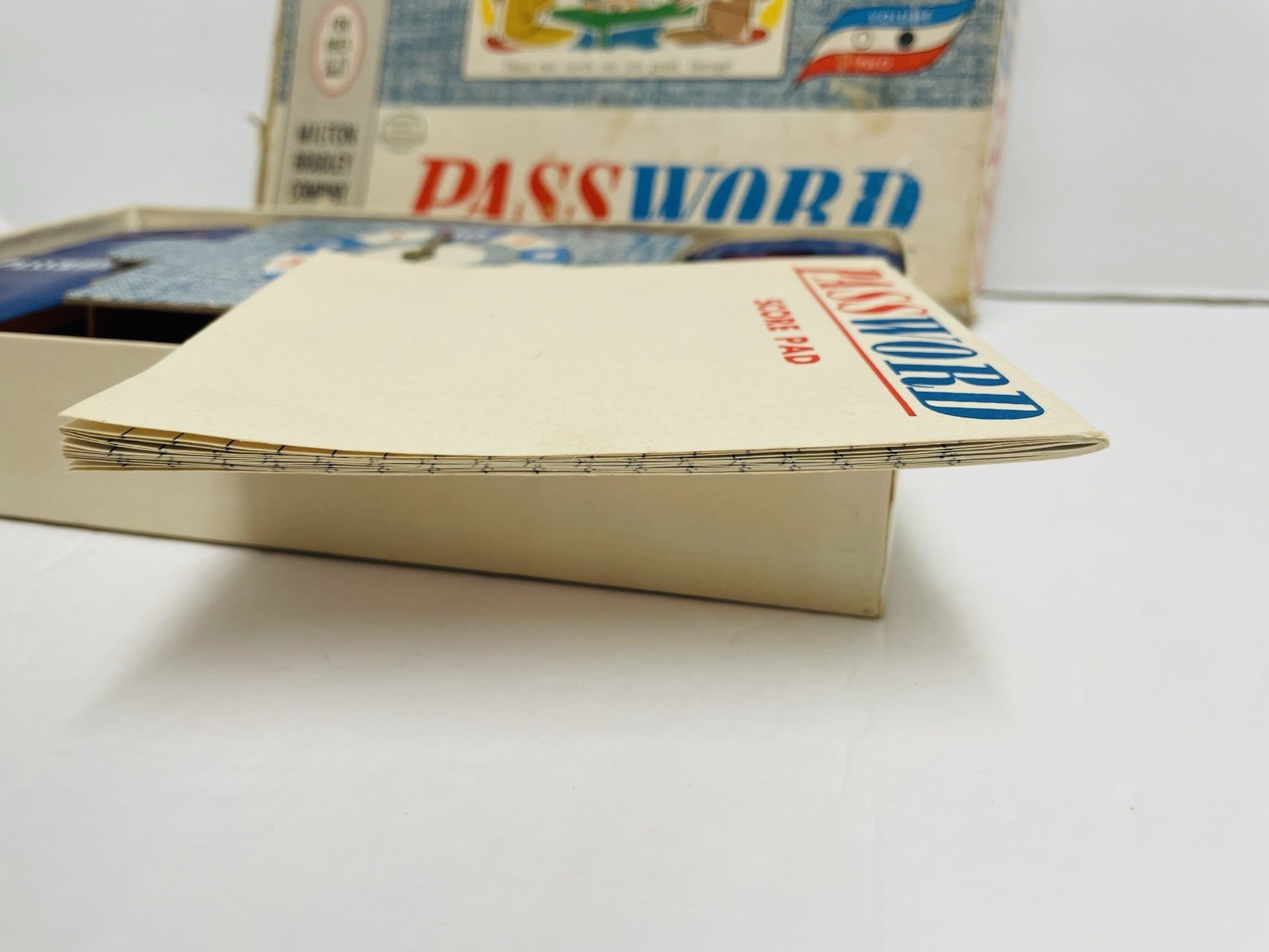 Vintage 1962 Password Board Game MB BLUE Box Edition Vol 2 #4260 Complete