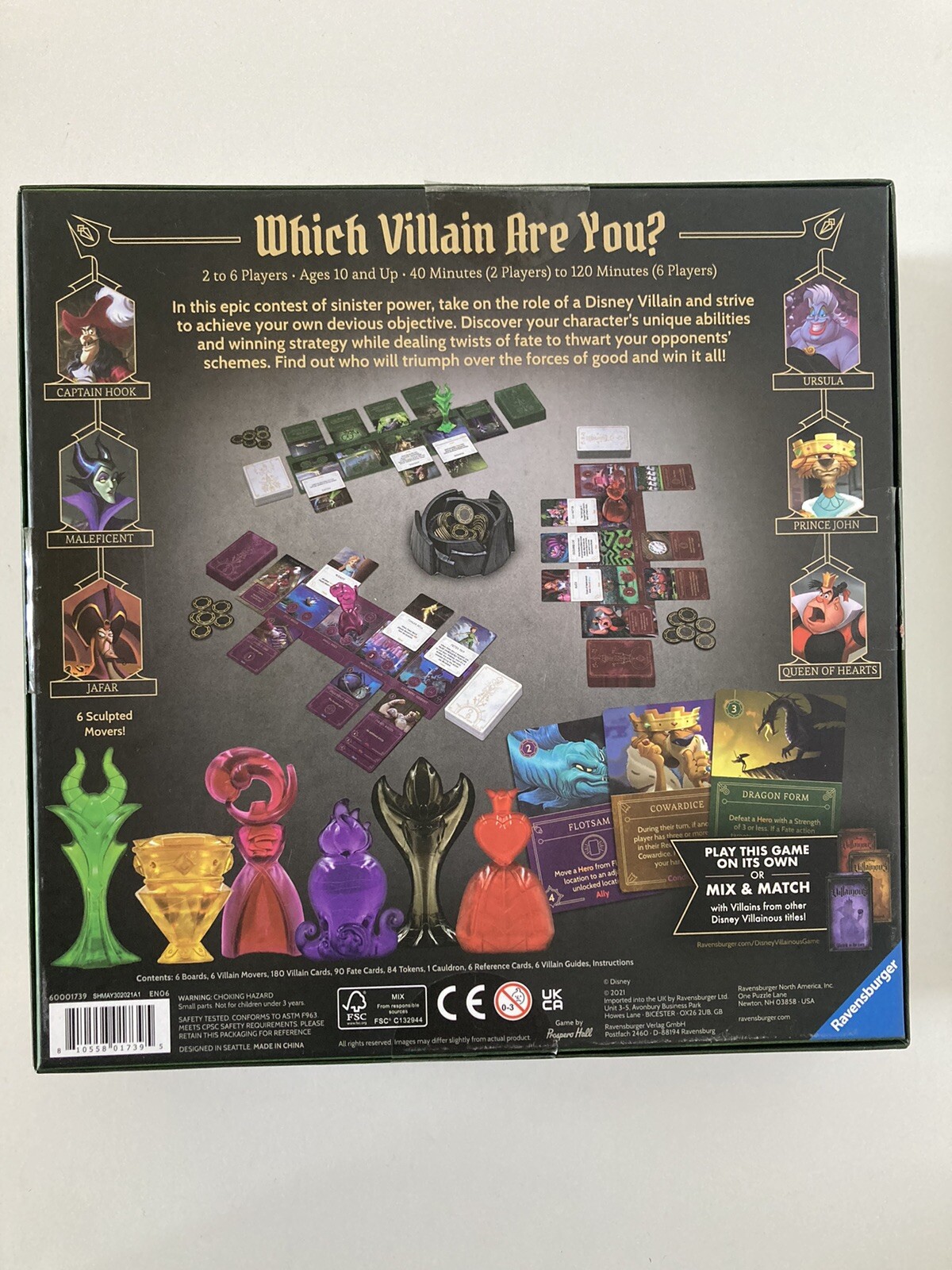 Villainous – The Worst Takes It All Disney Wonder Forge Strategy Board Game