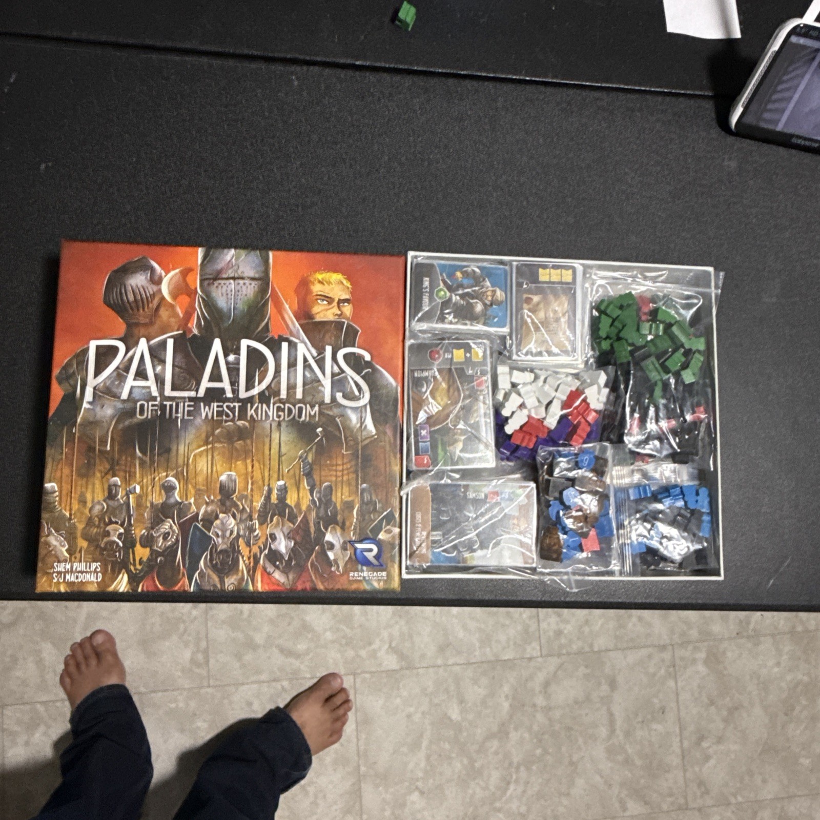 Paladins Of The West Kingdom Board Game *ALL CARDS SLEEVED*