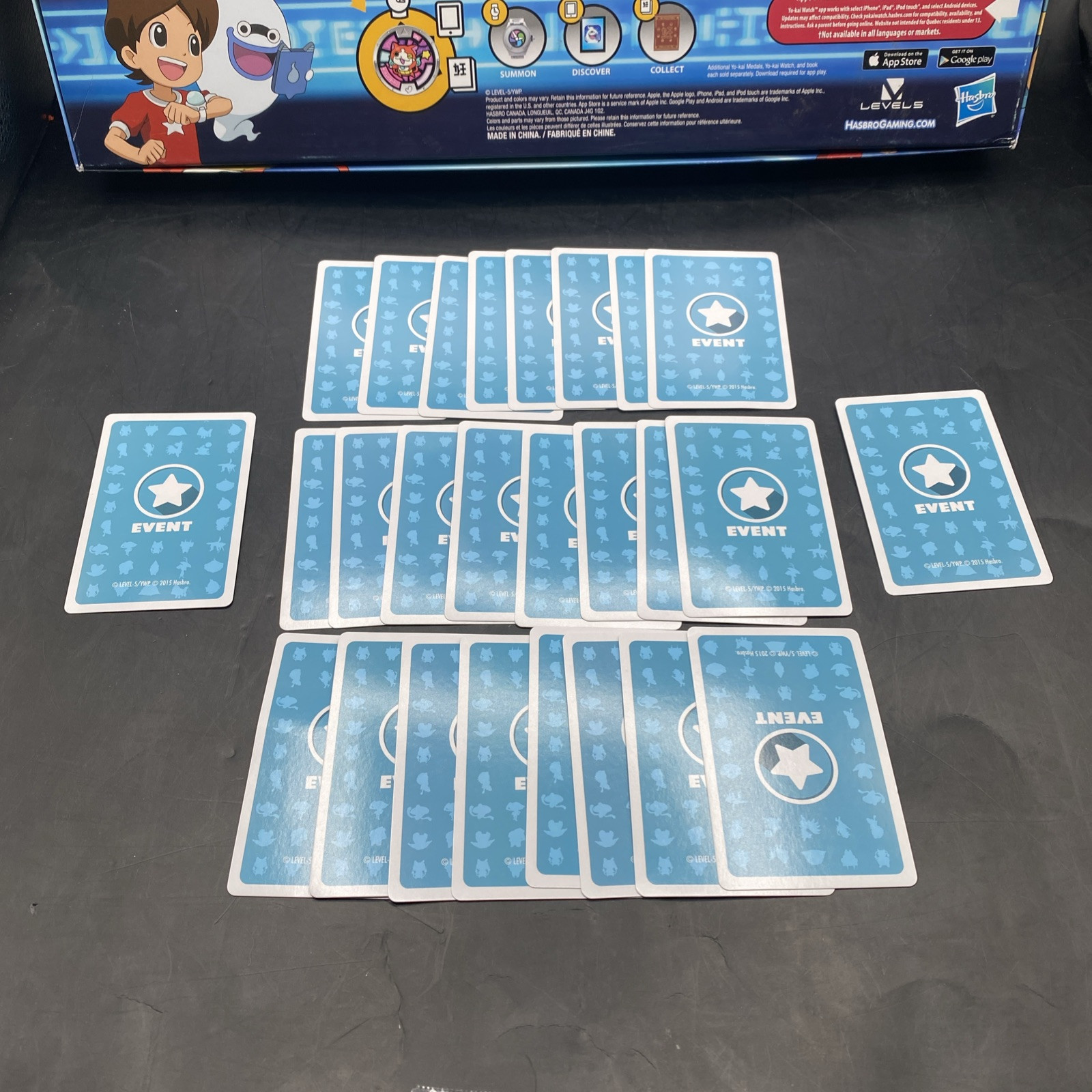 The Game of Life Yo-kai Yokai Watch Edition Board Game Hasbro Complete W Medals