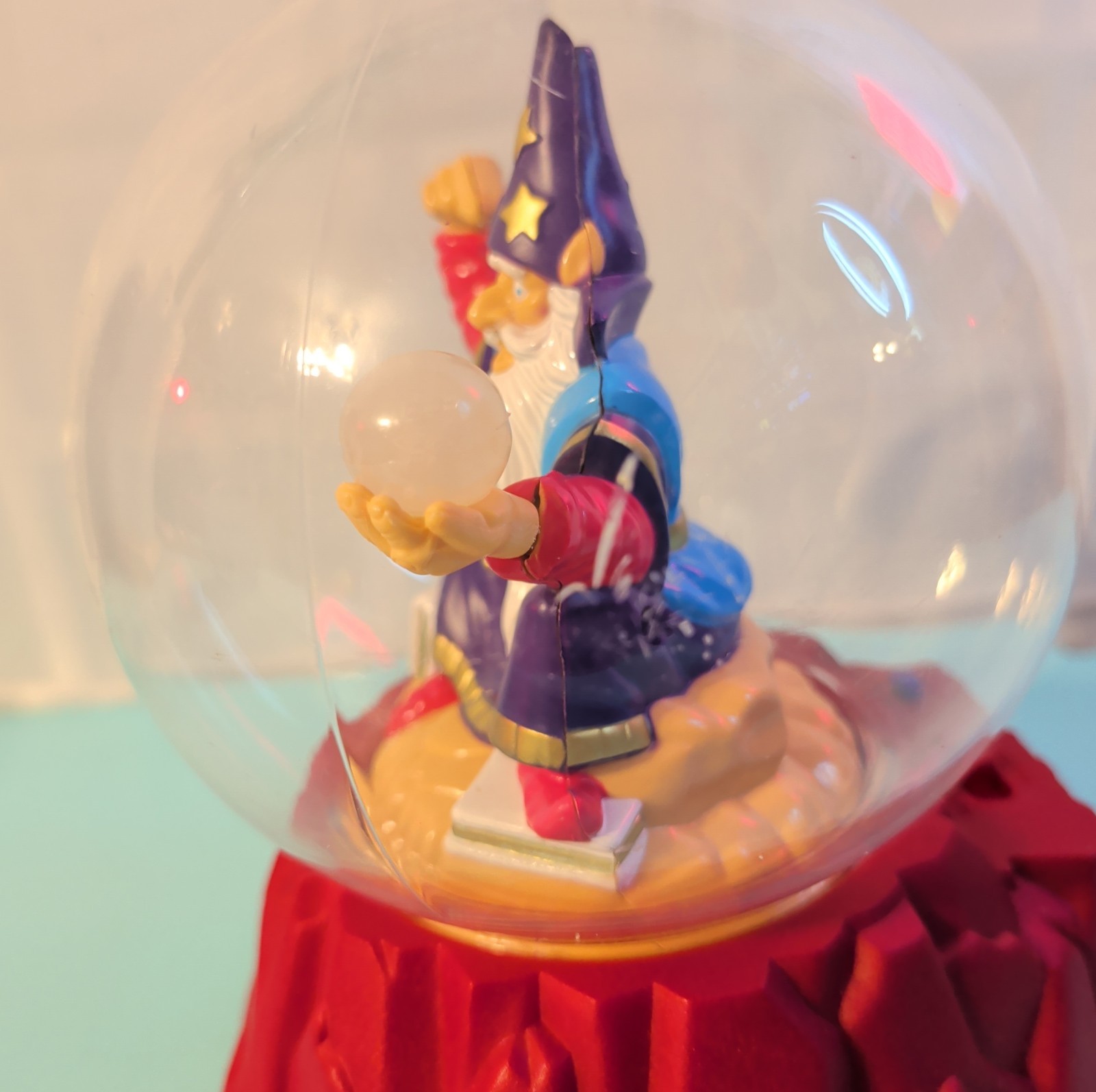 ASK ZANDAR Game Wizard Crystal Ball Only Fortune Teller Light Up Vintage 1992