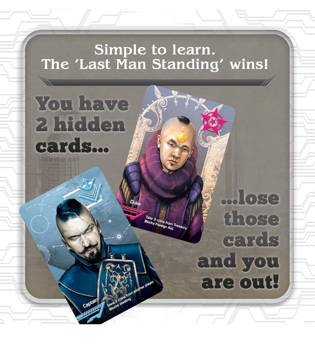 Indie Boards and Cards Coup The Dystopian Universe Card Game – COU1IBC