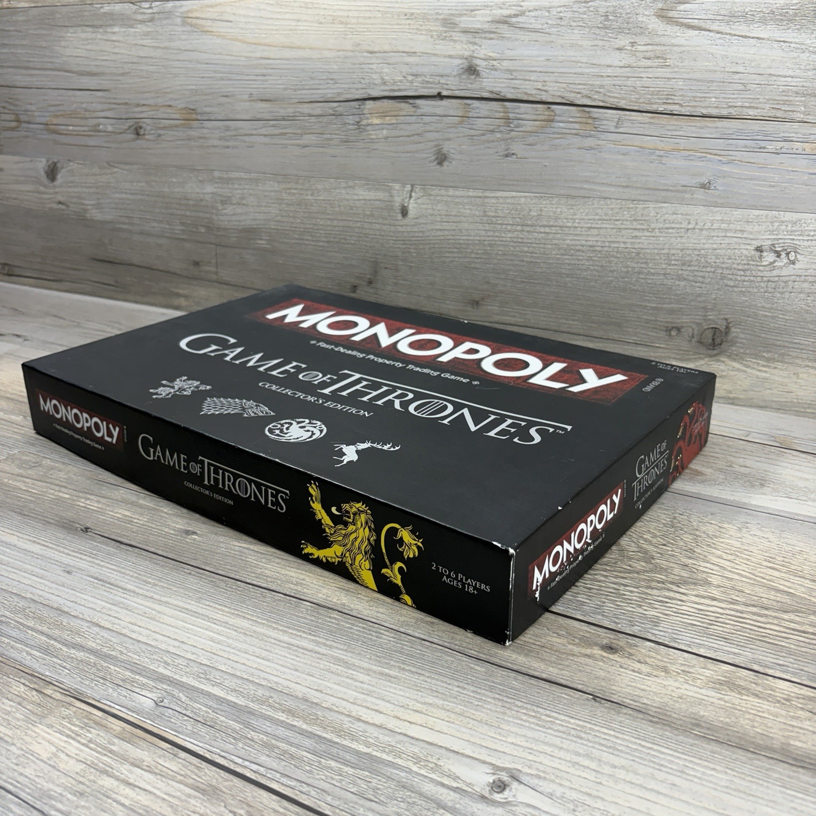 MONOPOLY Game of Thrones HBO Collector’s Edition Board Game Complete!