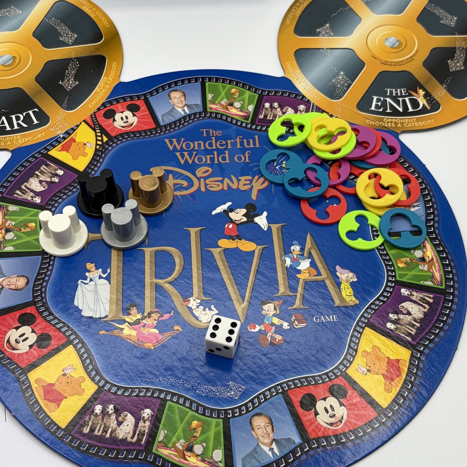 The Wonderful World Of Disney Trivia Trivial Pursuit Board Game 1997 Complete