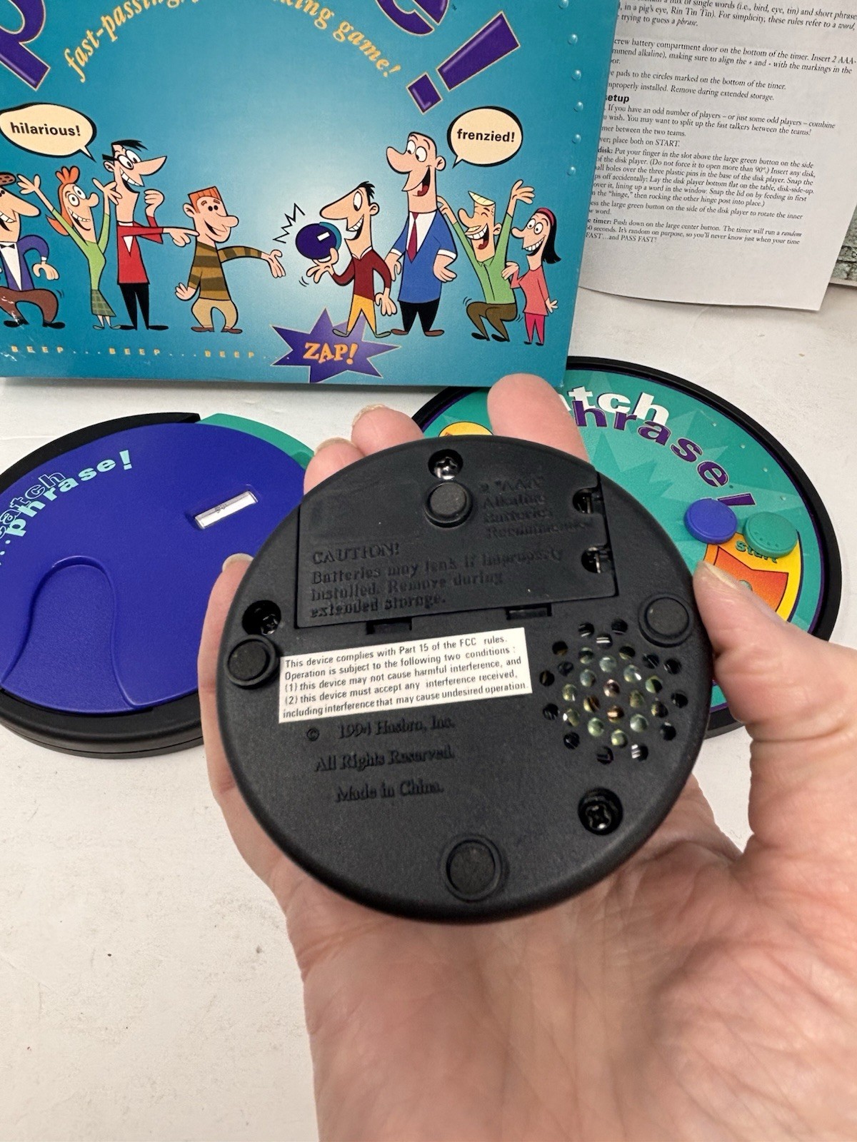 Vtg Catch Phrase Party Game 1994 Original Edition 100% complete Buzzer Works VGC