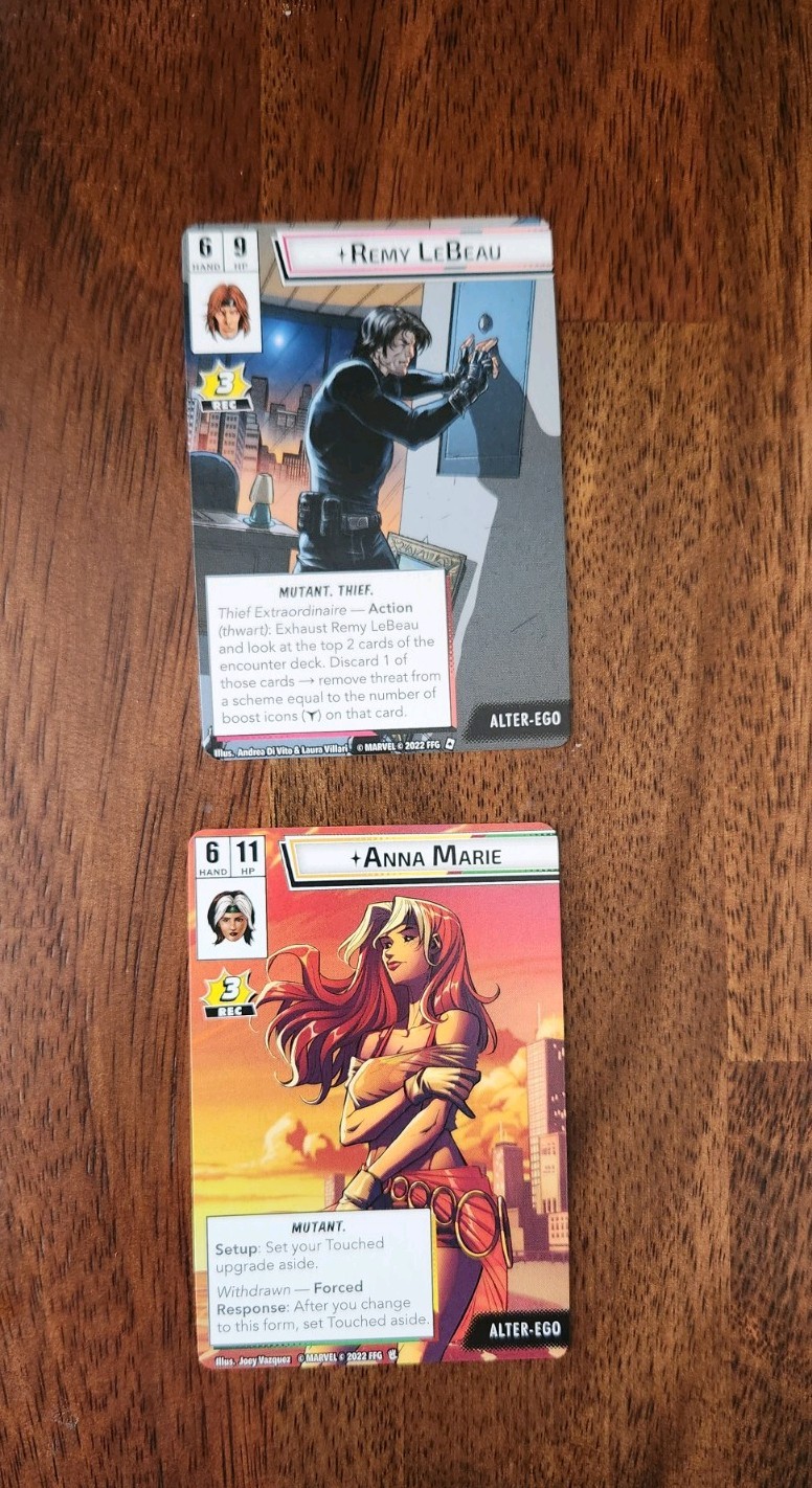 Marvel Champions Mutant Genesis X-Men Hero Promo Cards