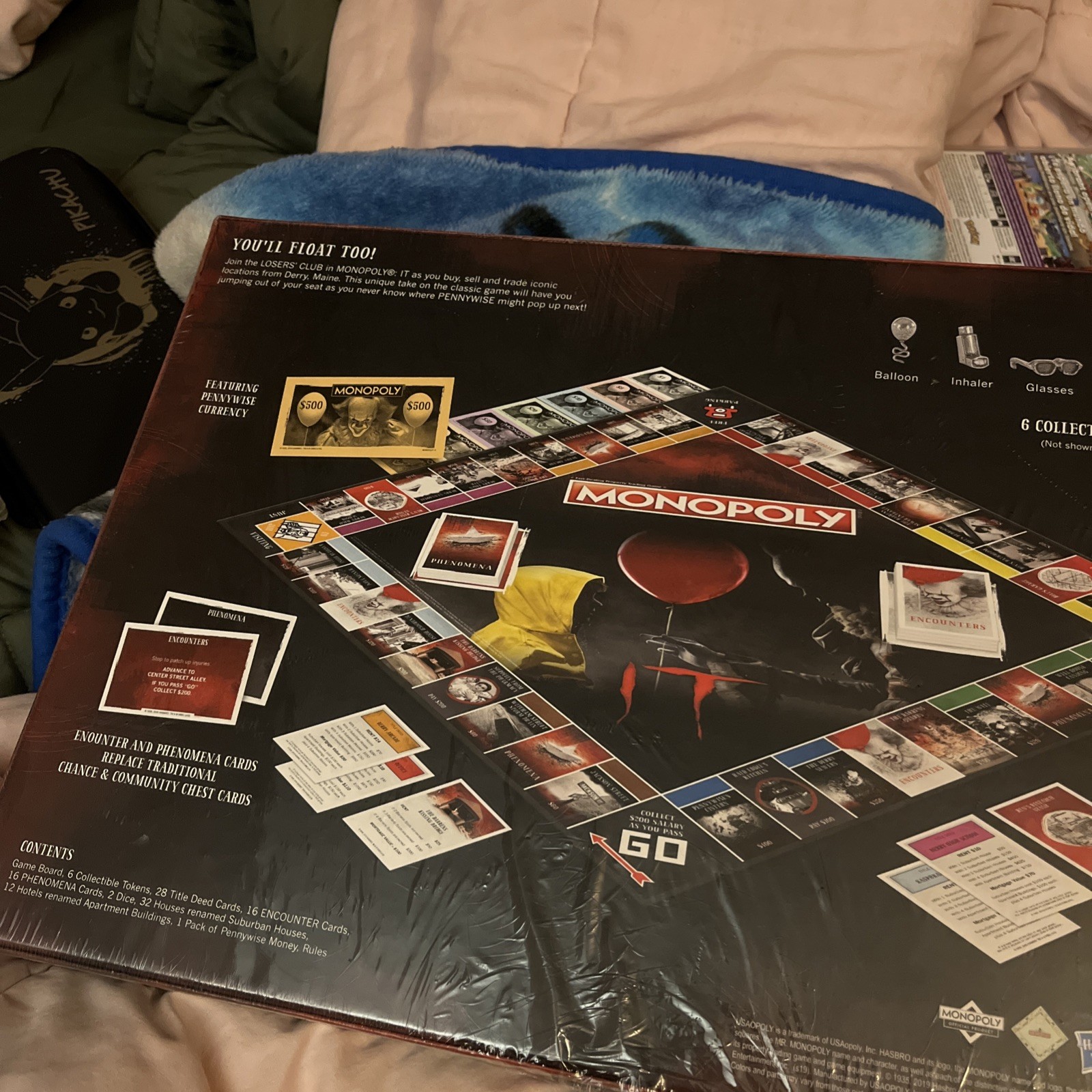 Hasbro 2019 Monopoly Stephen King IT Board Game ~ NEW/SEALED IN BOX!!