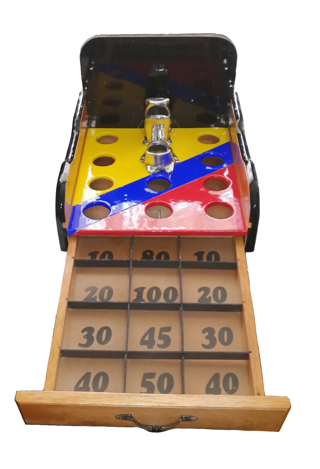 Juego de Sapo Rana Portátil Colombia Con Argollas y Tablero de Puntuación
